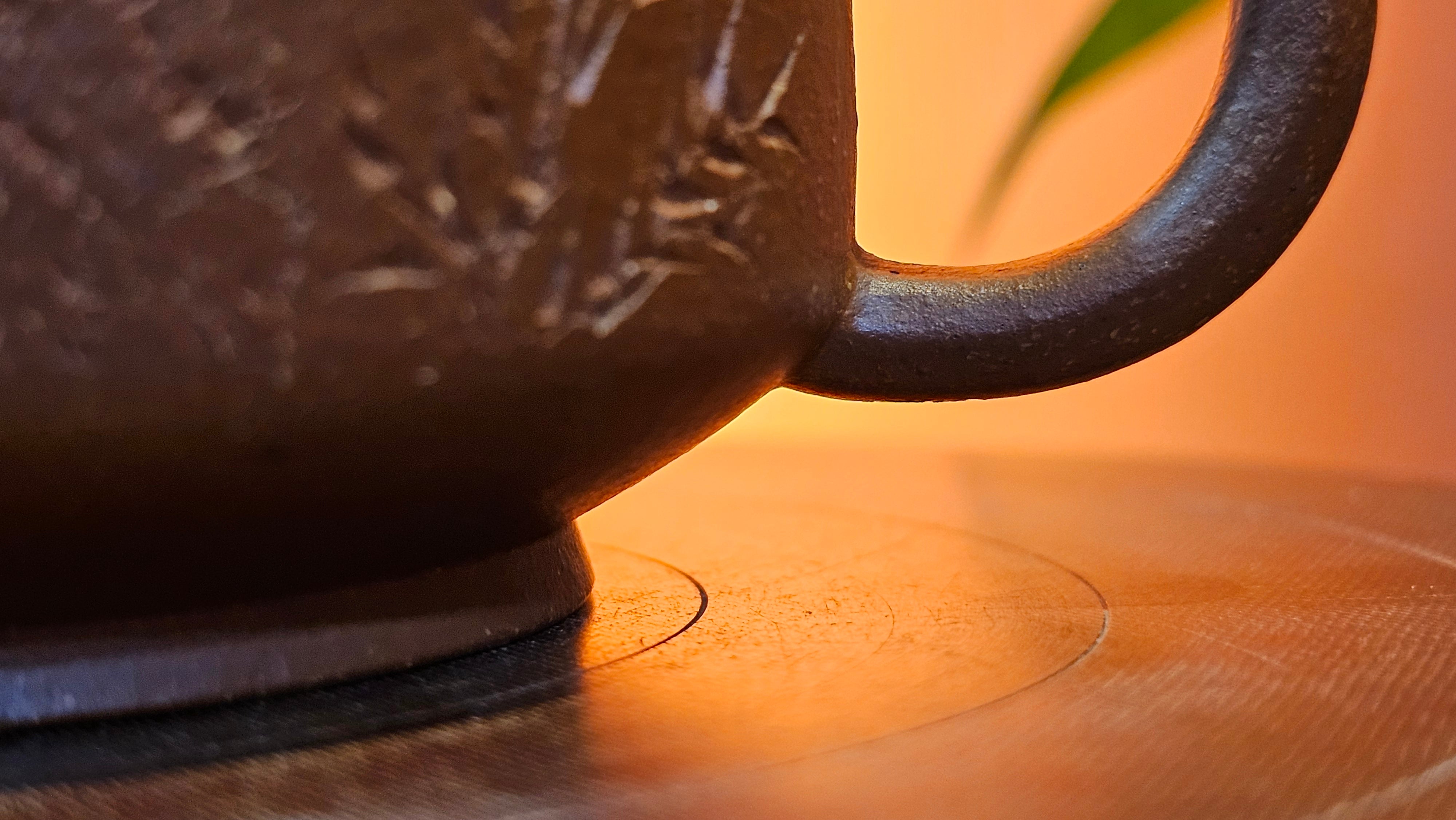 Zhou Pan《周盘》, 167.9ml, Hong Jiang Po Ni 红降坡泥, by Craftsman Zhu Shu 朱舒!~Engraving of Bamboos and Verse by Craftsman Mu Shan 牧山 ~ Congratulations to Mr B.H.S.! 1146hrs 7th Oct 2025, Jakarta! Indonesia🇮🇩!