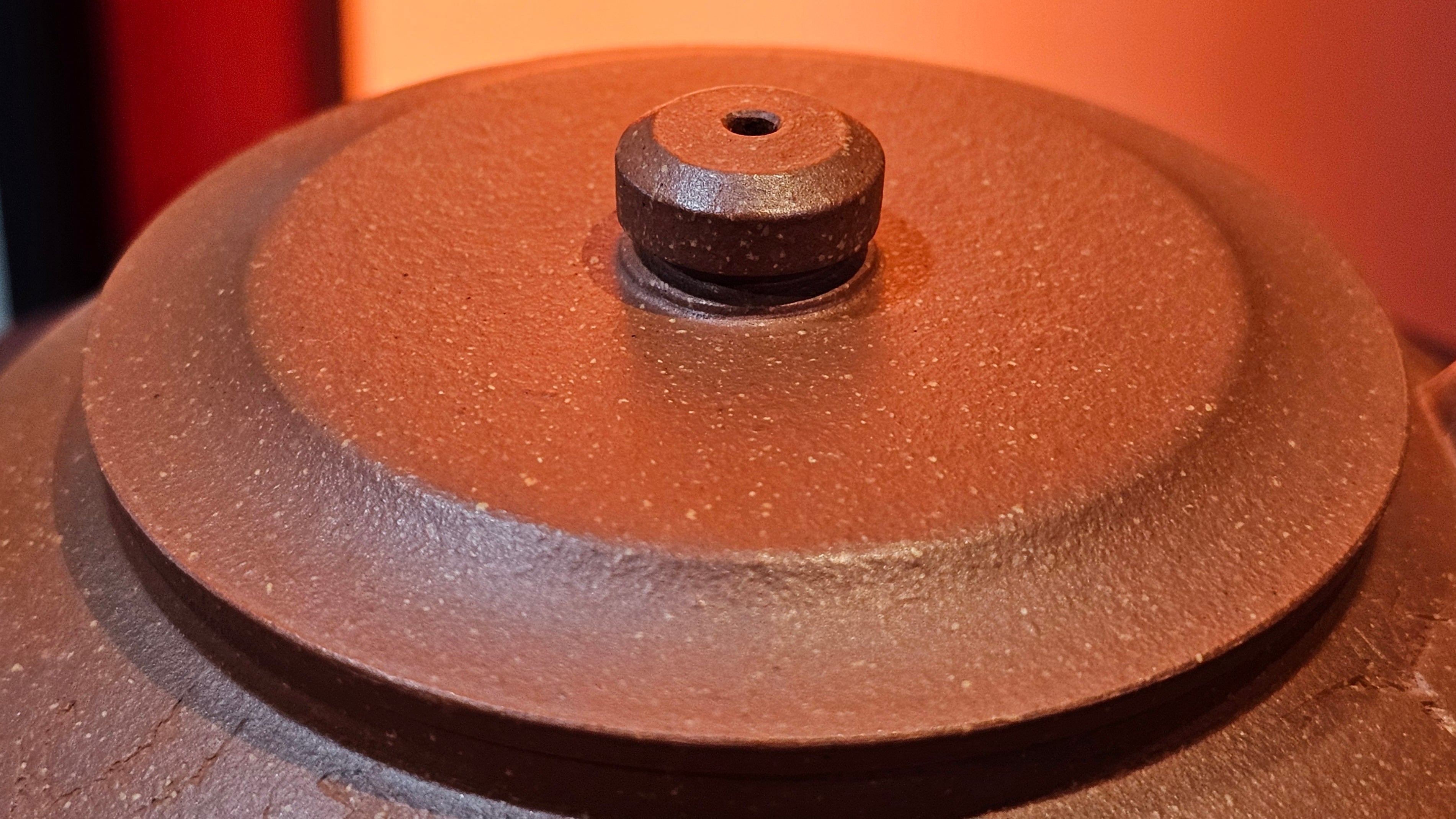 Zhou Pan《周盘》, 167.9ml, Hong Jiang Po Ni 红降坡泥, by Craftsman Zhu Shu 朱舒!~Engraving of Bamboos and Verse by Craftsman Mu Shan 牧山 ~ Congratulations to Mr B.H.S.! 1146hrs 7th Oct 2025, Jakarta! Indonesia🇮🇩!