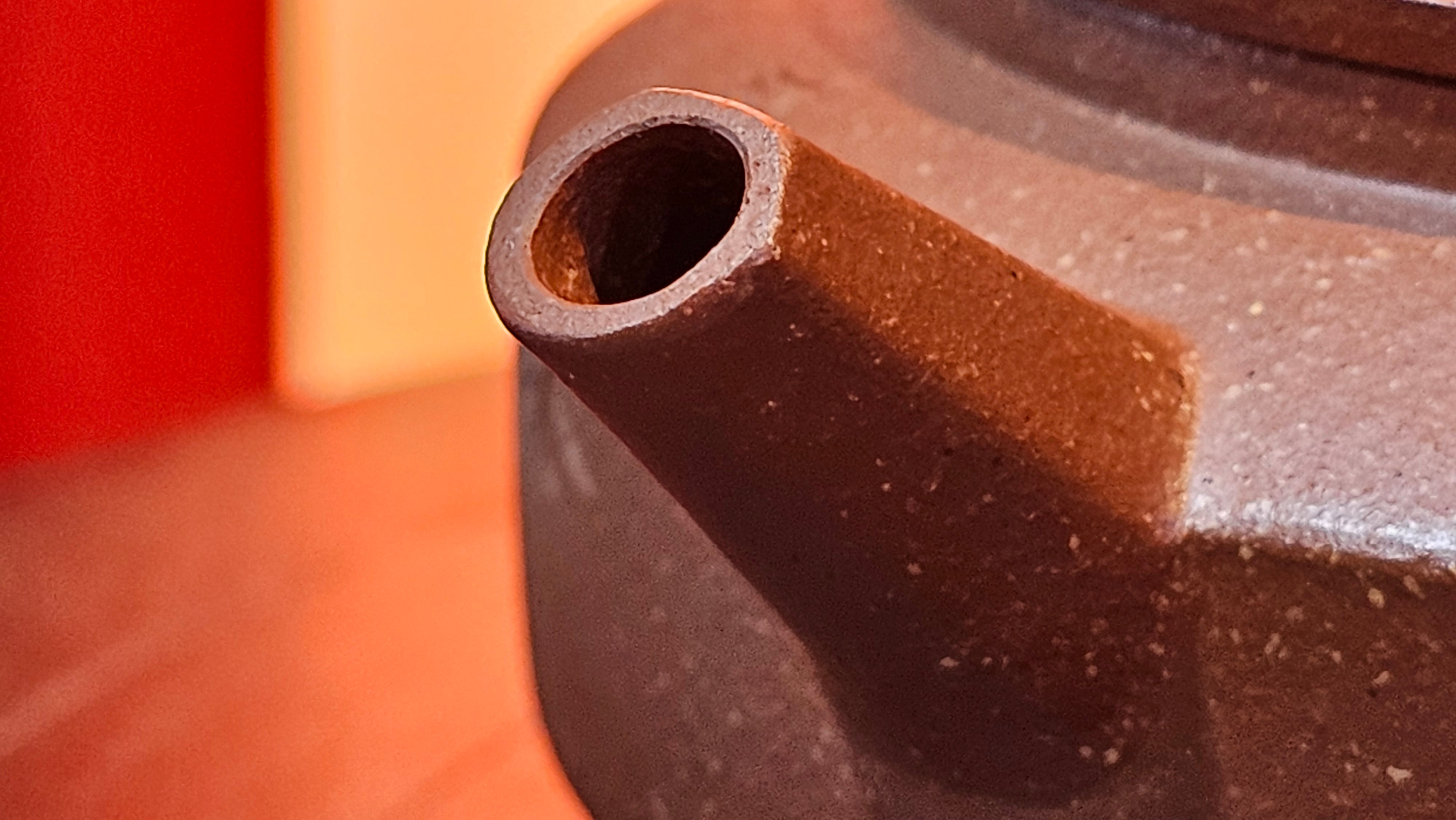 Zhou Pan《周盘》, 167.9ml, Hong Jiang Po Ni 红降坡泥, by Craftsman Zhu Shu 朱舒!~Engraving of Bamboos and Verse by Craftsman Mu Shan 牧山 ~ Congratulations to Mr B.H.S.! 1146hrs 7th Oct 2025, Jakarta! Indonesia🇮🇩!