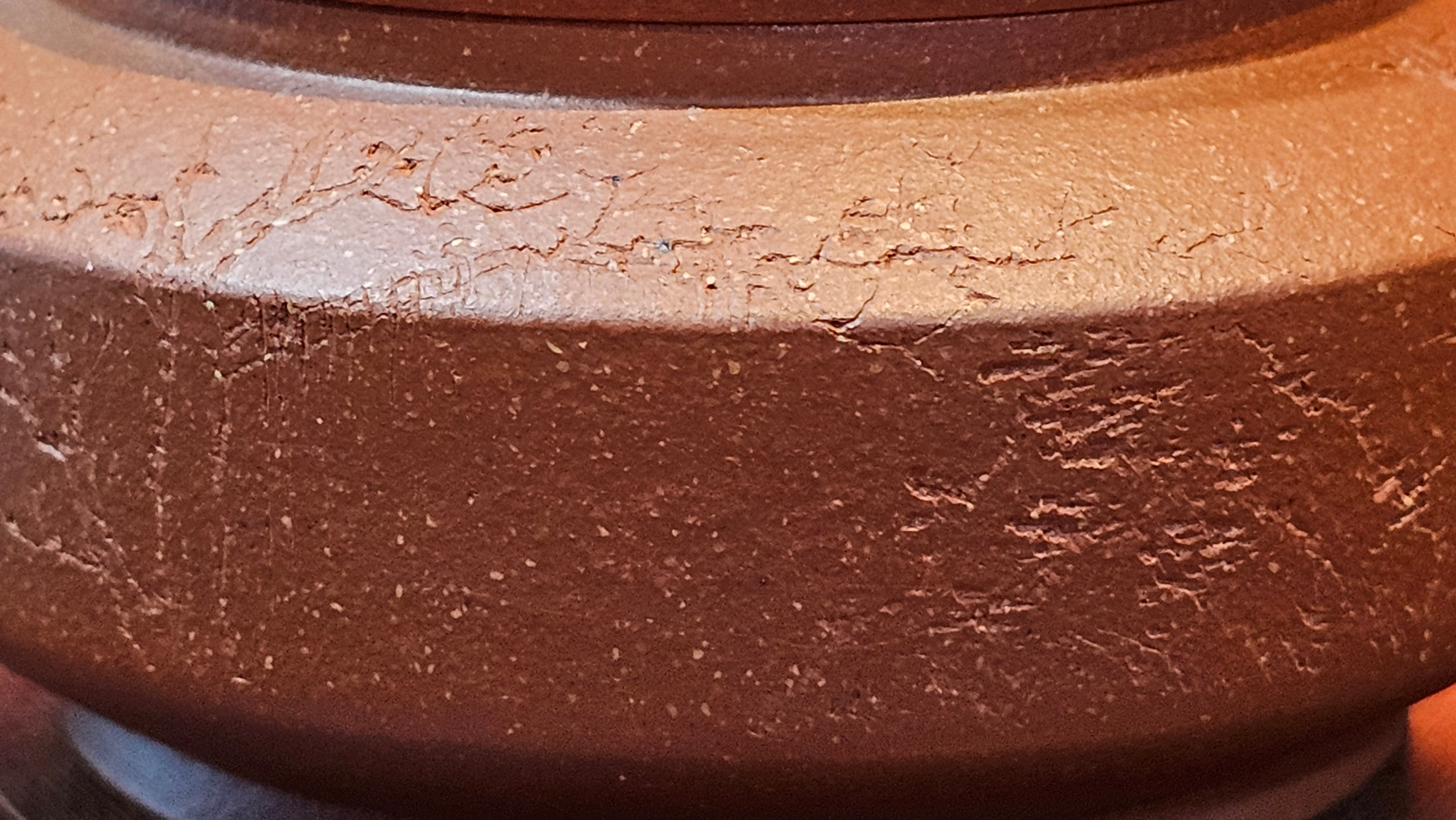 Zhou Pan《周盘》, 167.9ml, Hong Jiang Po Ni 红降坡泥, by Craftsman Zhu Shu 朱舒!~Engraving of Bamboos and Verse by Craftsman Mu Shan 牧山 ~ Congratulations to Mr B.H.S.! 1146hrs 7th Oct 2025, Jakarta! Indonesia🇮🇩!