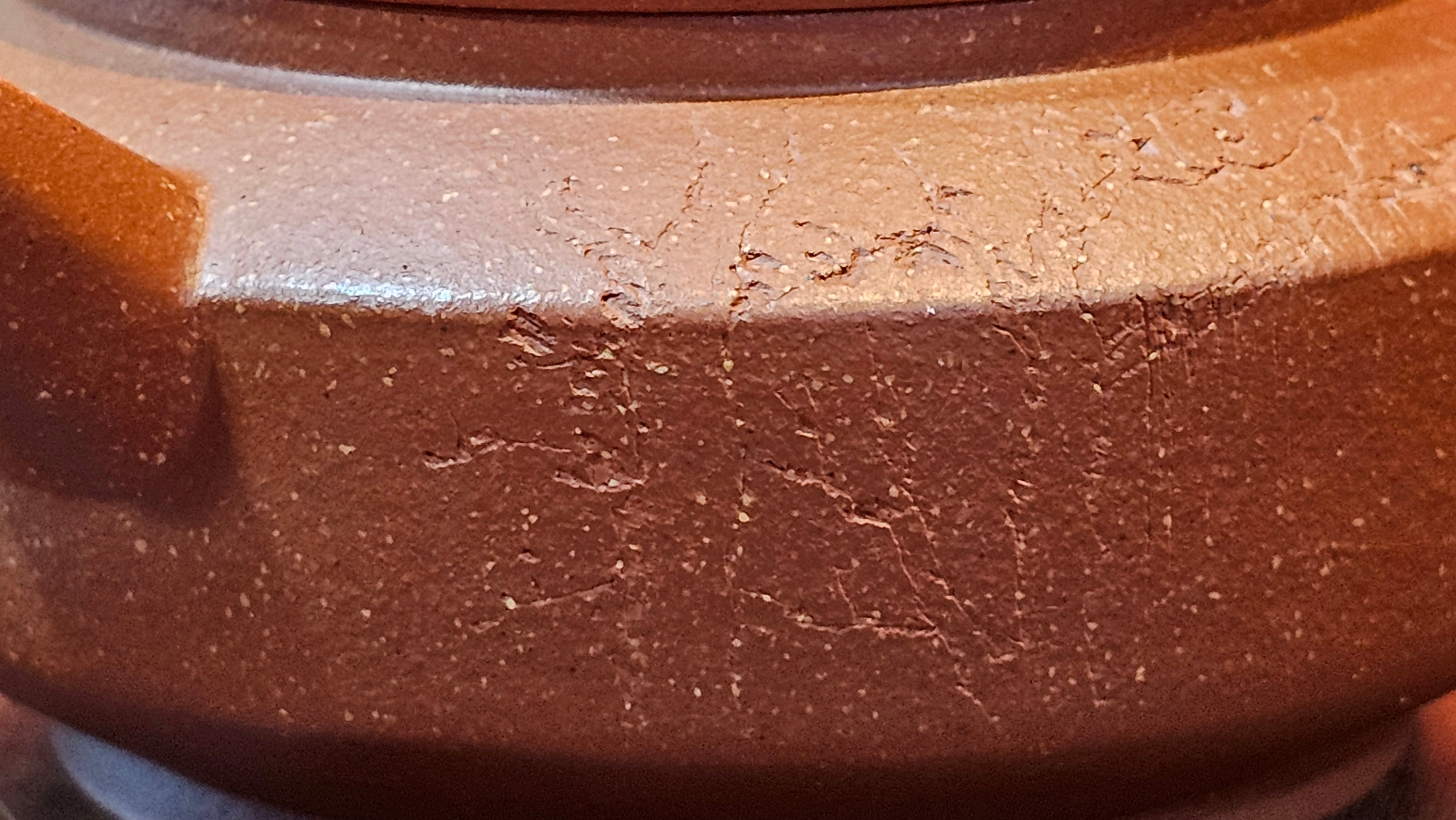 Zhou Pan《周盘》, 167.9ml, Hong Jiang Po Ni 红降坡泥, by Craftsman Zhu Shu 朱舒!~Engraving of Bamboos and Verse by Craftsman Mu Shan 牧山 ~ Congratulations to Mr B.H.S.! 1146hrs 7th Oct 2025, Jakarta! Indonesia🇮🇩!