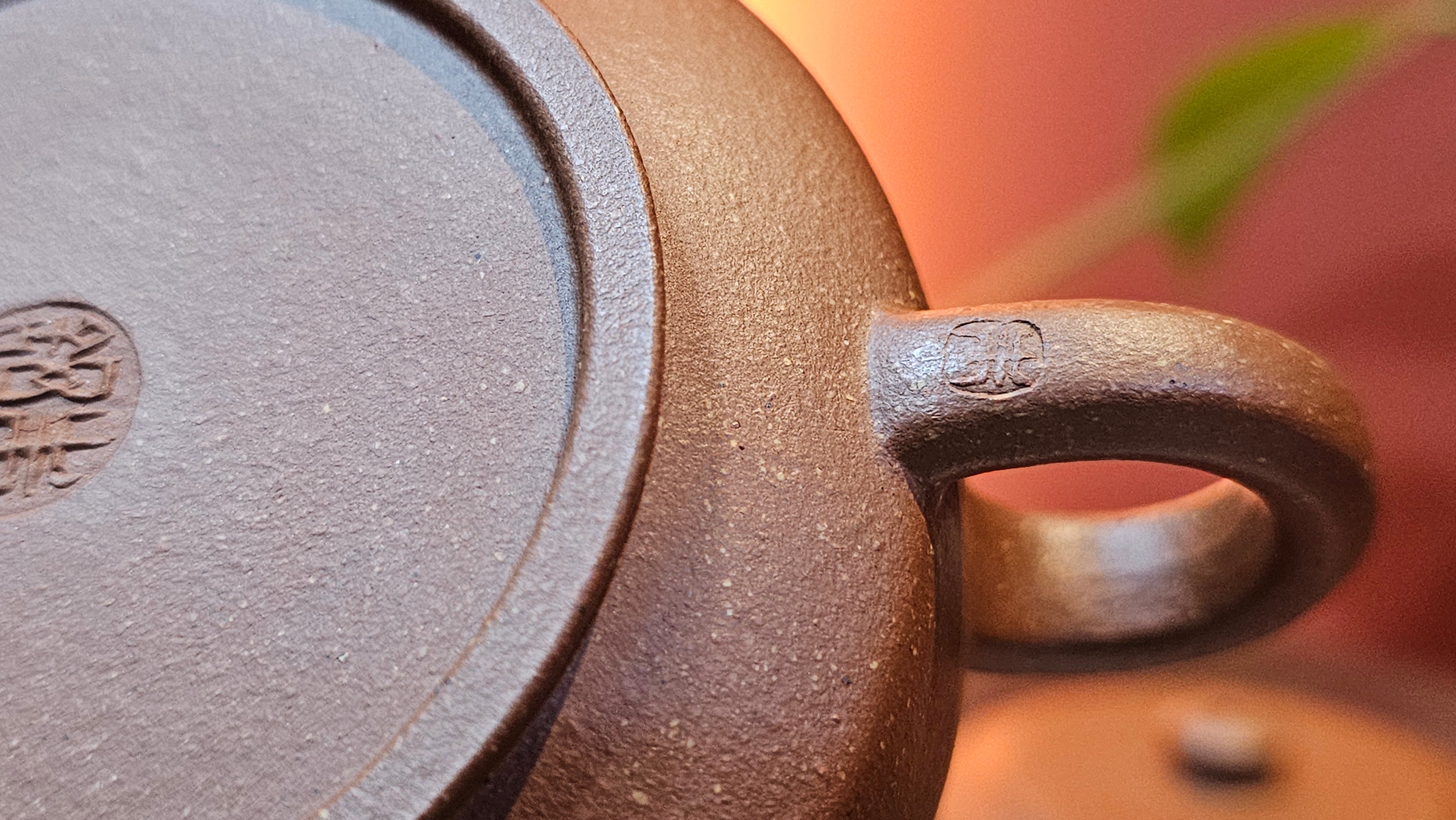 Zhou Pan《周盘》, 167.9ml, Hong Jiang Po Ni 红降坡泥, by Craftsman Zhu Shu 朱舒!~Engraving of Bamboos and Verse by Craftsman Mu Shan 牧山 ~ Congratulations to Mr B.H.S.! 1146hrs 7th Oct 2025, Jakarta! Indonesia🇮🇩!