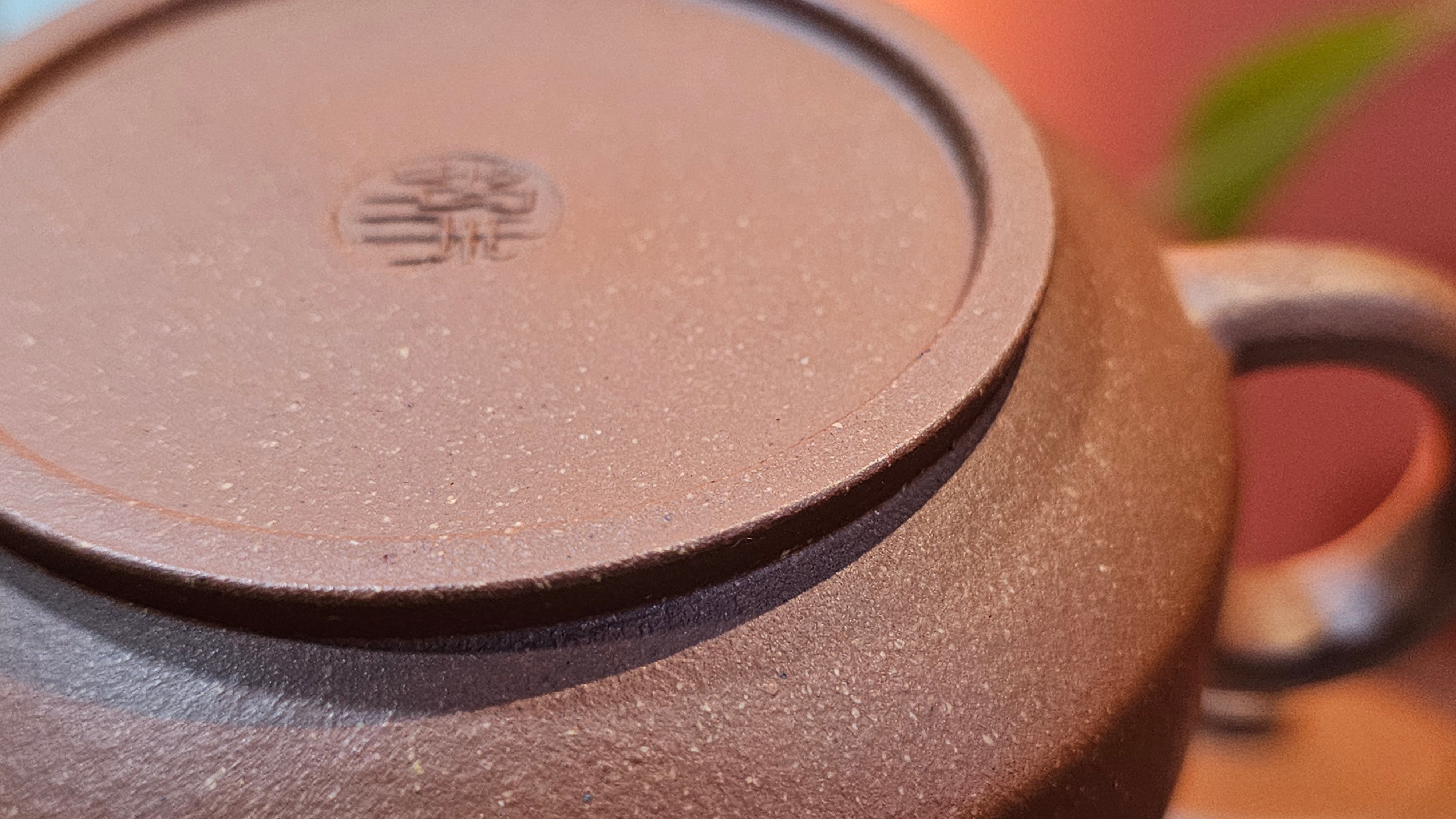 Zhou Pan《周盘》, 167.9ml, Hong Jiang Po Ni 红降坡泥, by Craftsman Zhu Shu 朱舒!~Engraving of Bamboos and Verse by Craftsman Mu Shan 牧山 ~ Congratulations to Mr B.H.S.! 1146hrs 7th Oct 2025, Jakarta! Indonesia🇮🇩!