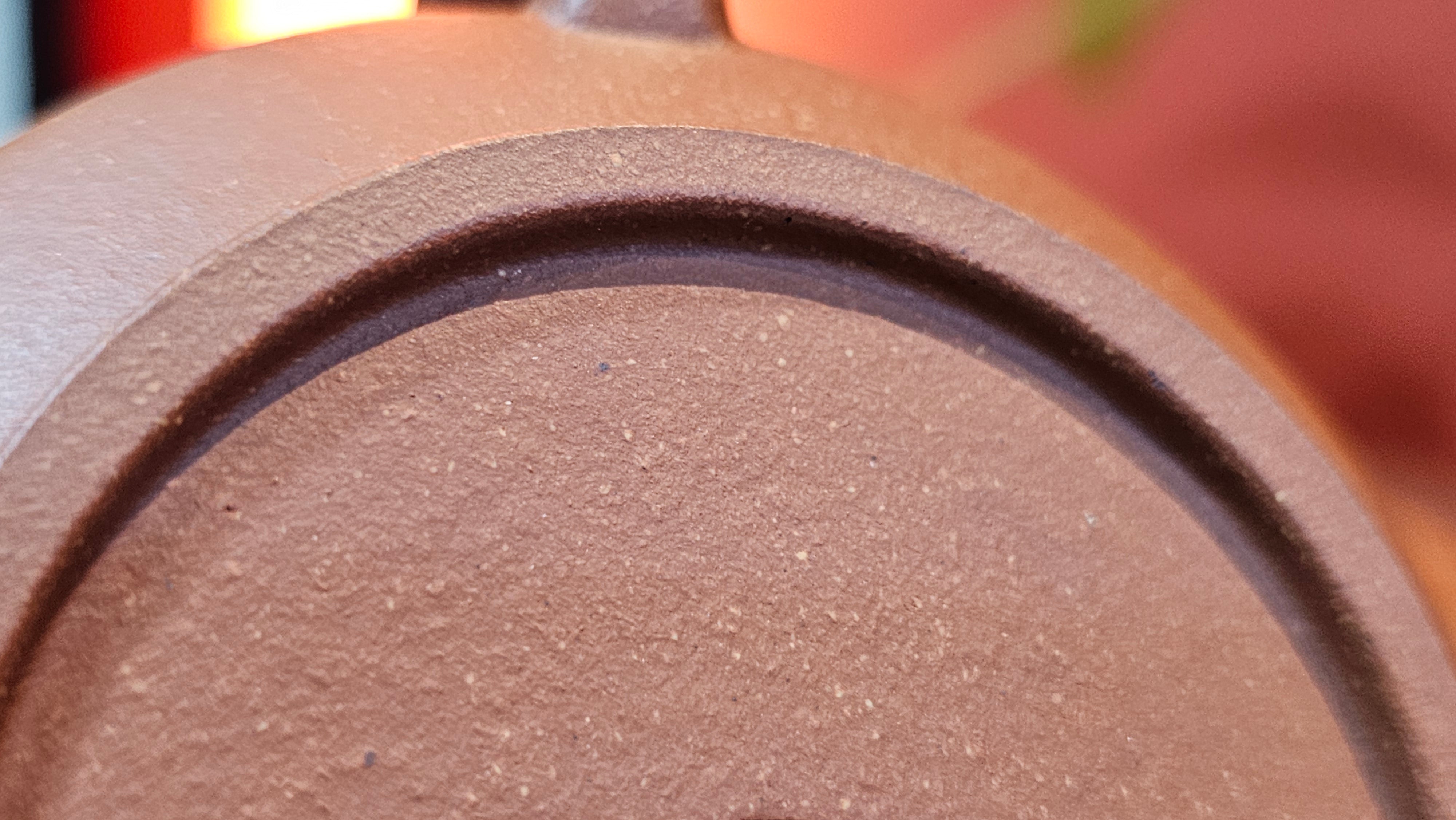 Zhou Pan《周盘》, 167.9ml, Hong Jiang Po Ni 红降坡泥, by Craftsman Zhu Shu 朱舒!~Engraving of Bamboos and Verse by Craftsman Mu Shan 牧山 ~ Congratulations to Mr B.H.S.! 1146hrs 7th Oct 2025, Jakarta! Indonesia🇮🇩!