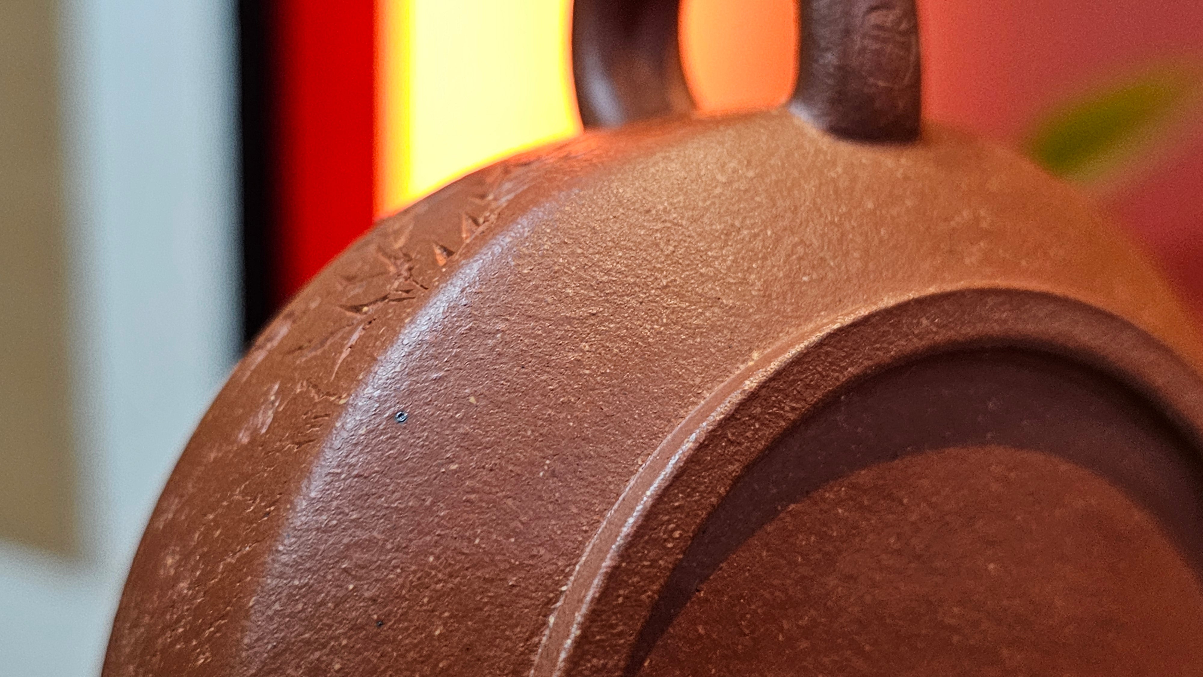 Zhou Pan《周盘》, 167.9ml, Hong Jiang Po Ni 红降坡泥, by Craftsman Zhu Shu 朱舒!~Engraving of Bamboos and Verse by Craftsman Mu Shan 牧山 ~ Congratulations to Mr B.H.S.! 1146hrs 7th Oct 2025, Jakarta! Indonesia🇮🇩!