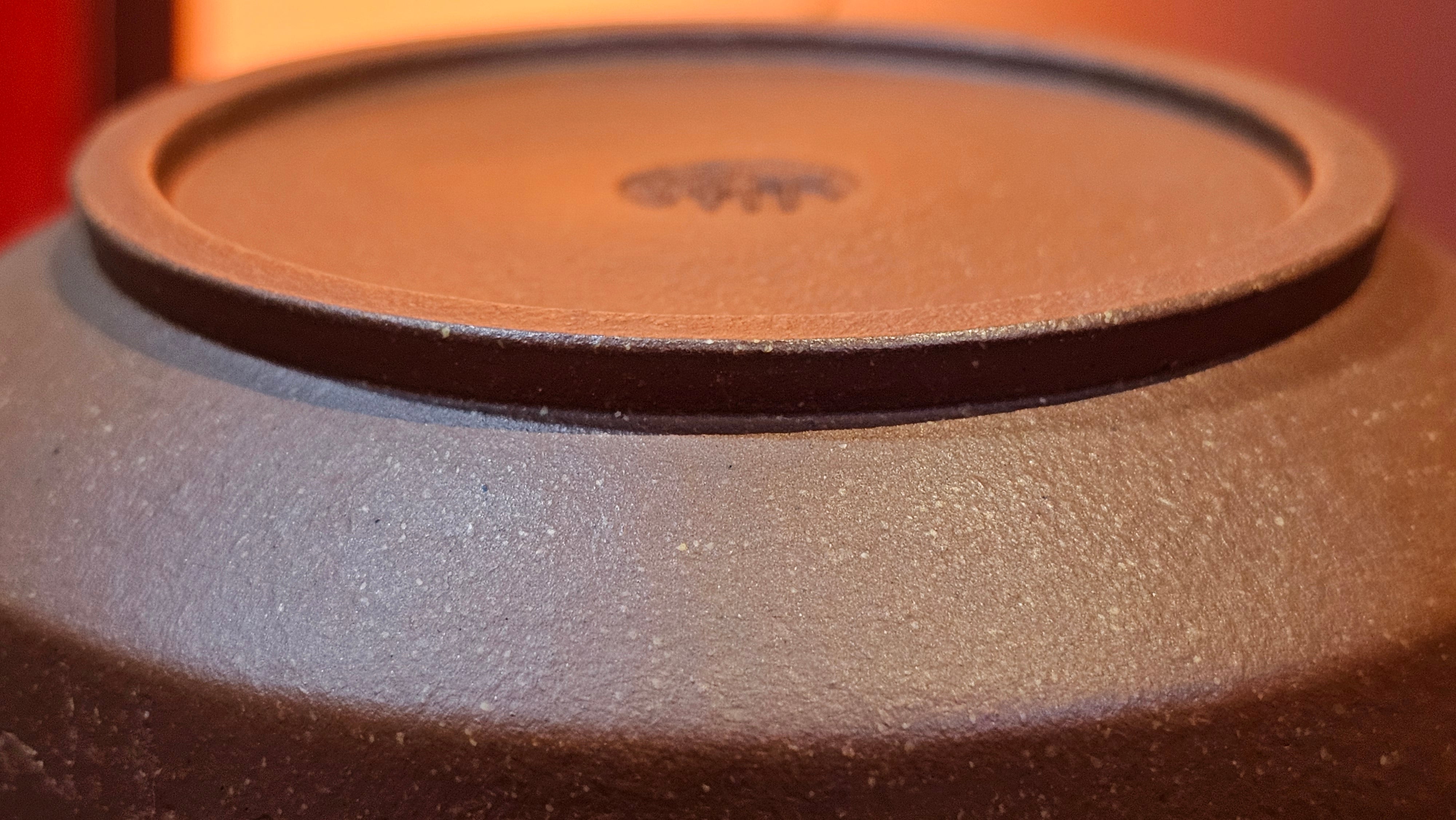 Zhou Pan《周盘》, 167.9ml, Hong Jiang Po Ni 红降坡泥, by Craftsman Zhu Shu 朱舒!~Engraving of Bamboos and Verse by Craftsman Mu Shan 牧山 ~ Congratulations to Mr B.H.S.! 1146hrs 7th Oct 2025, Jakarta! Indonesia🇮🇩!