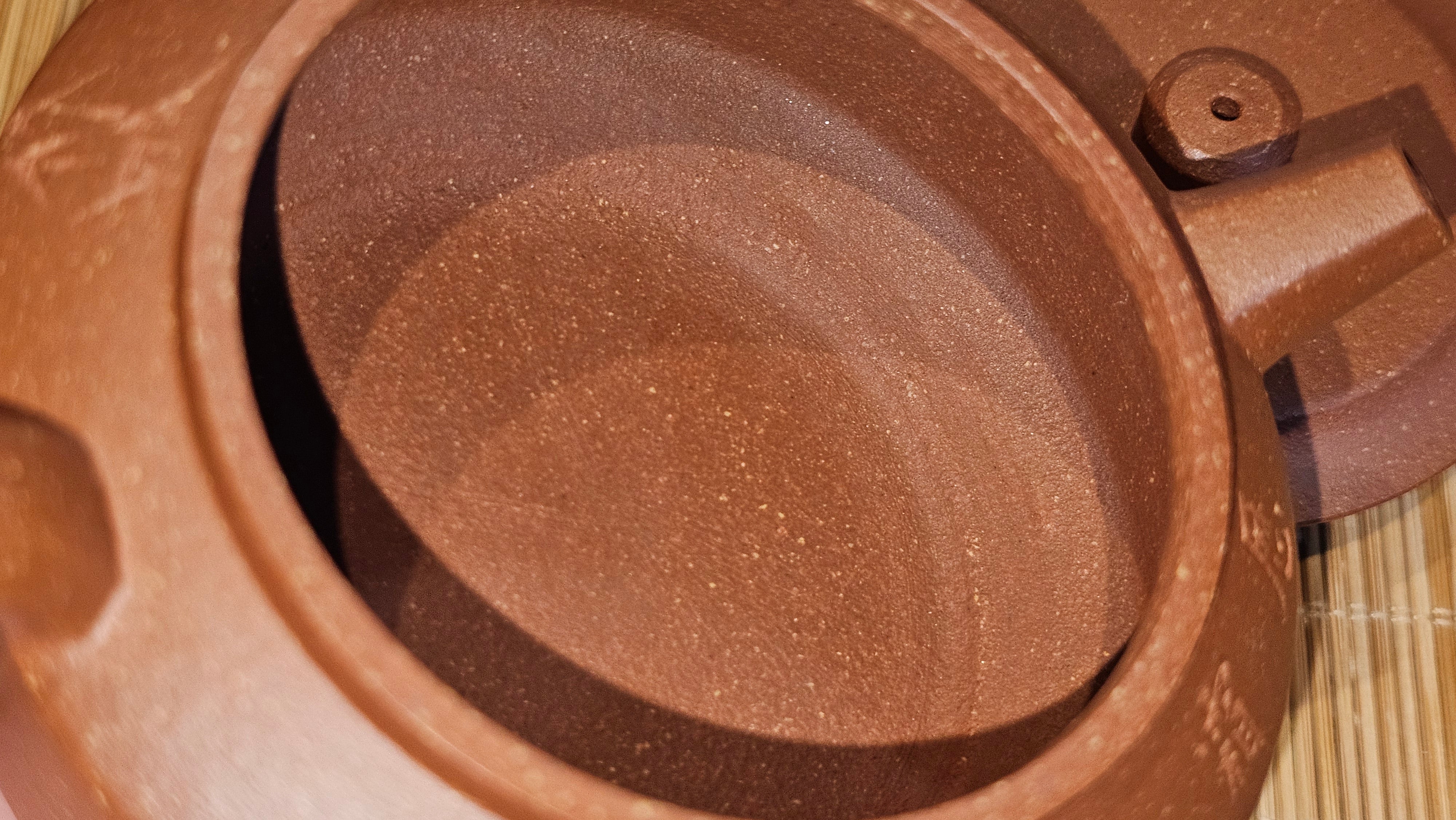 Zhou Pan《周盘》, 167.9ml, Hong Jiang Po Ni 红降坡泥, by Craftsman Zhu Shu 朱舒!~Engraving of Bamboos and Verse by Craftsman Mu Shan 牧山 ~ Congratulations to Mr B.H.S.! 1146hrs 7th Oct 2025, Jakarta! Indonesia🇮🇩!