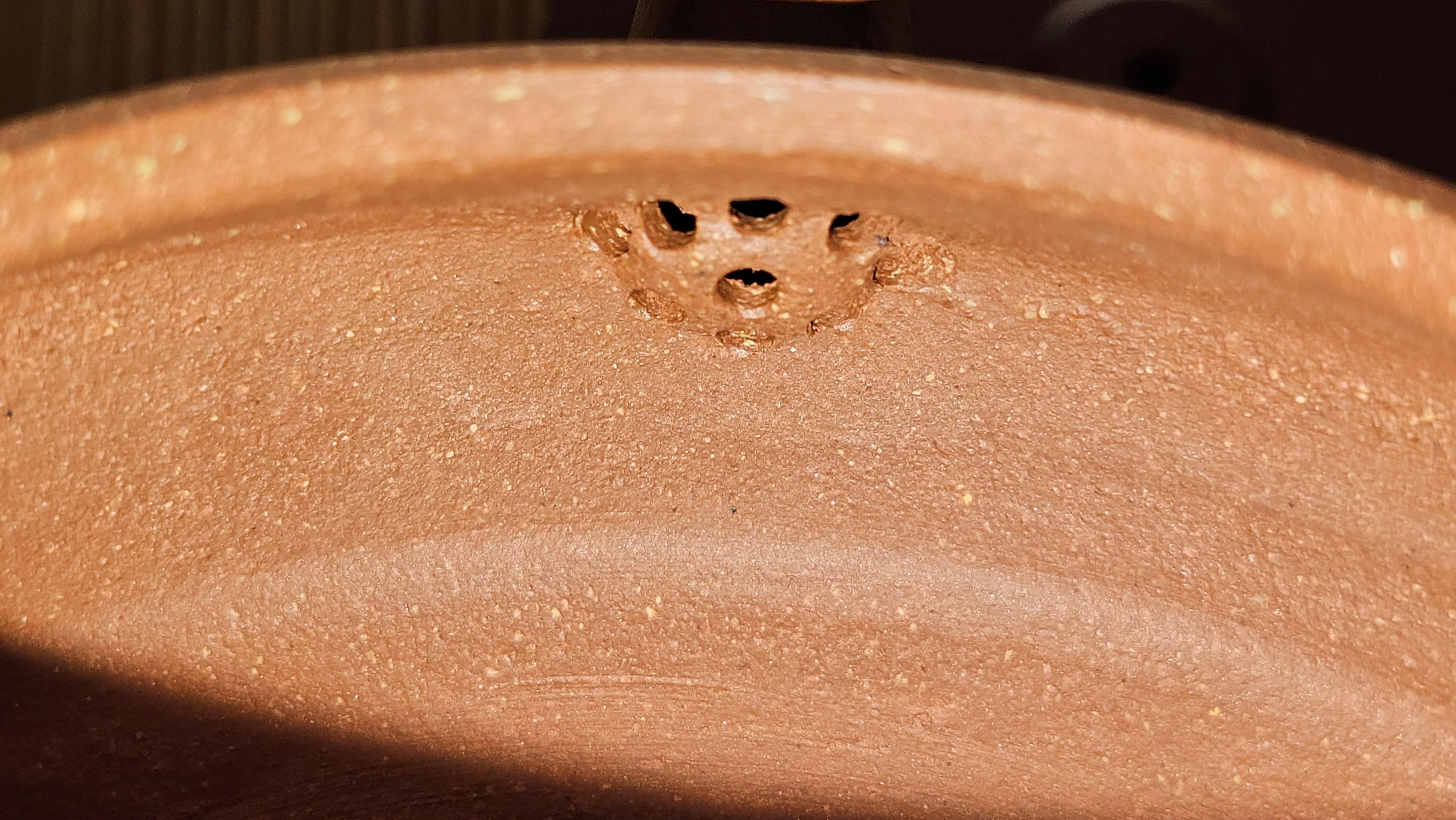 Zhou Pan《周盘》, 167.9ml, Hong Jiang Po Ni 红降坡泥, by Craftsman Zhu Shu 朱舒!~Engraving of Bamboos and Verse by Craftsman Mu Shan 牧山 ~ Congratulations to Mr B.H.S.! 1146hrs 7th Oct 2025, Jakarta! Indonesia🇮🇩!