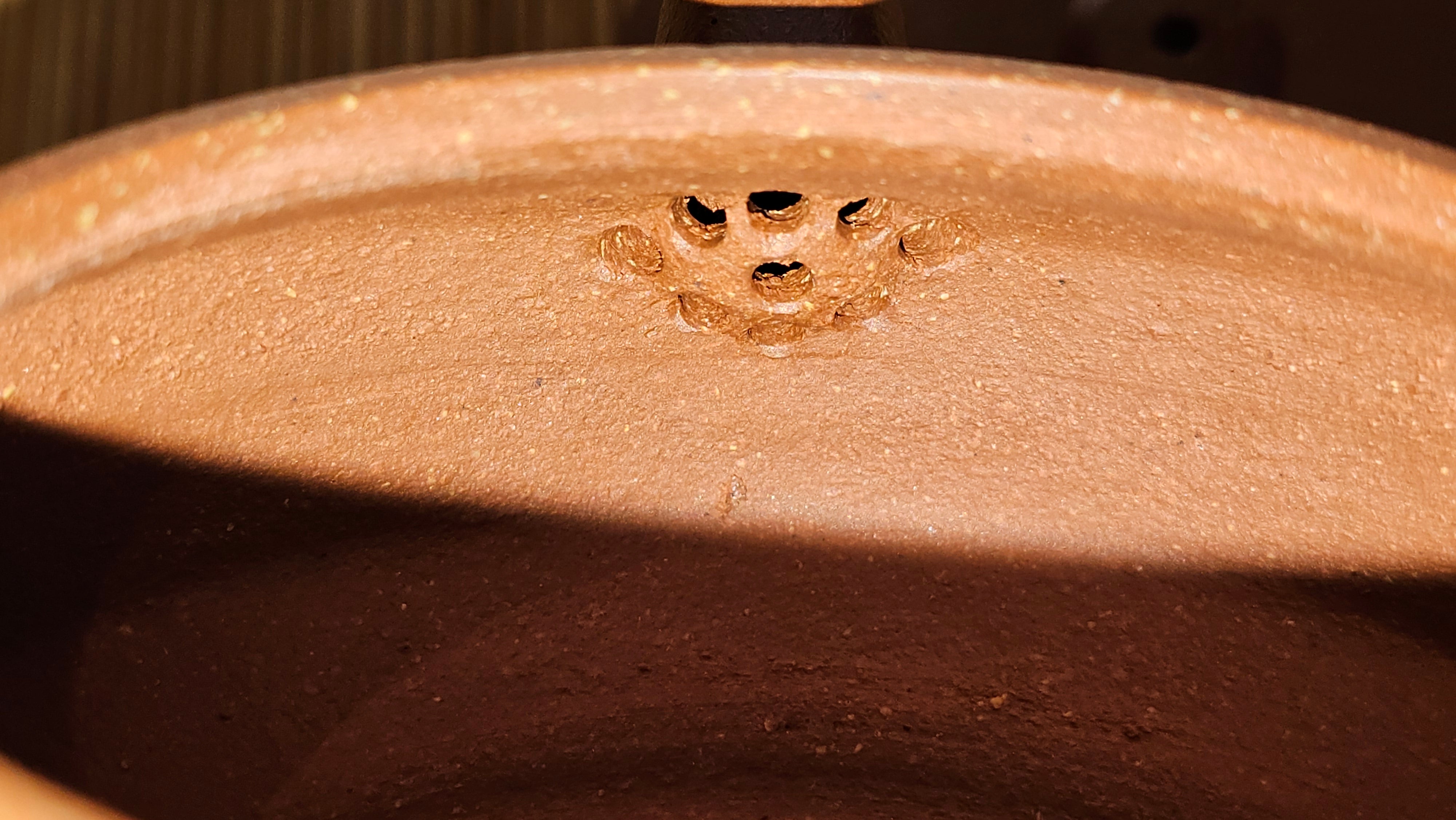 Zhou Pan《周盘》, 167.3ml, Hong Jiang Po Ni 红降坡泥, by Craftsman Zhu Shu 朱舒!~Engraving of Bamboos and Verse by Craftsman Mu Shan 牧山 ~ Congratulations!to Dr L.L, 1520hrs 9th Oct 2025, Ventura, CA!