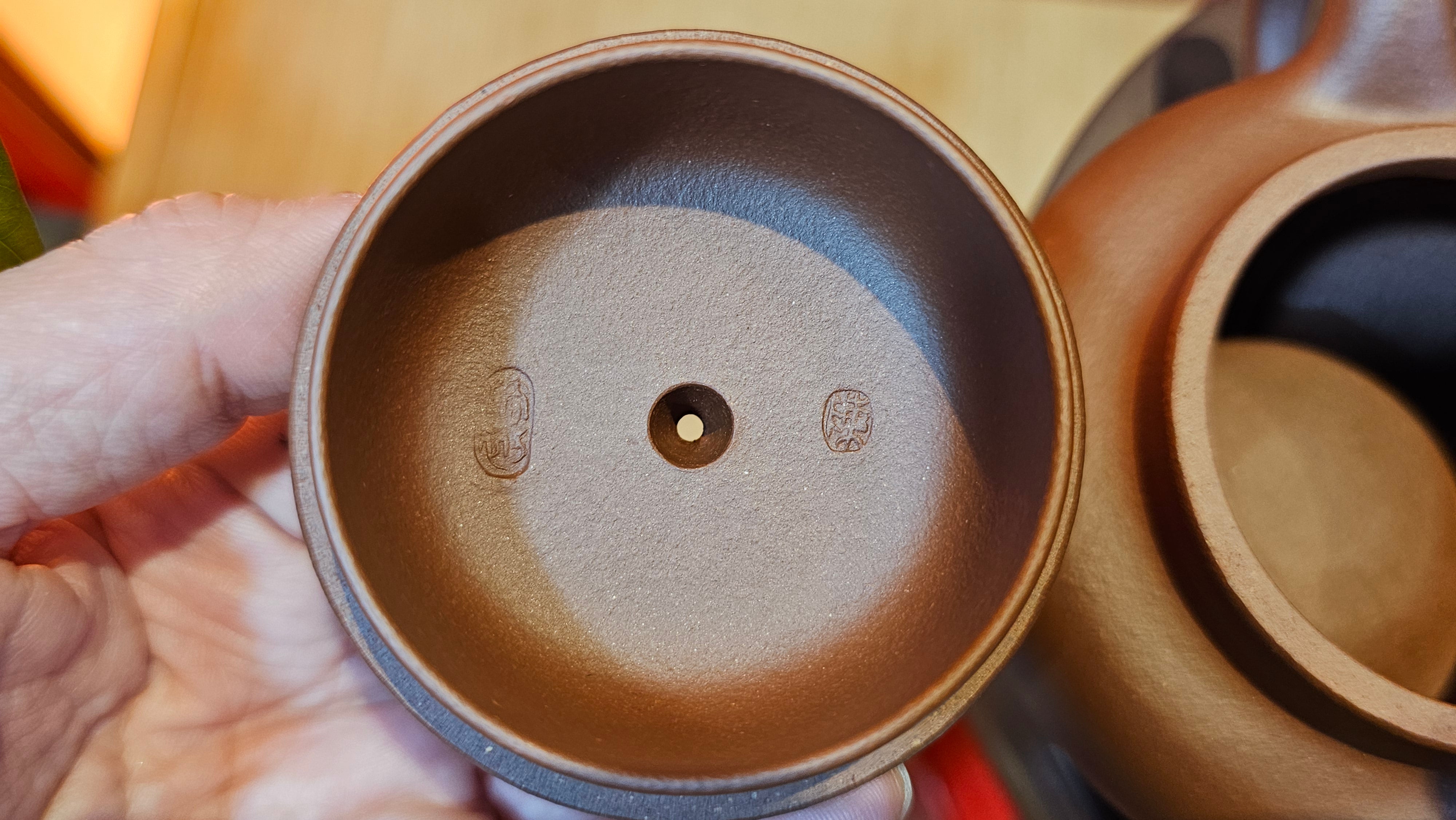 Fang Gu 仿古, 214.3ml, Di Cao Qing Zi Ni 底槽青紫泥, by Craftsman Chen Fa Chu 陈法初 ~!Congratulations to Mr K.C., 0043hrs 25th Oct 2025, Anchor Point! AK!