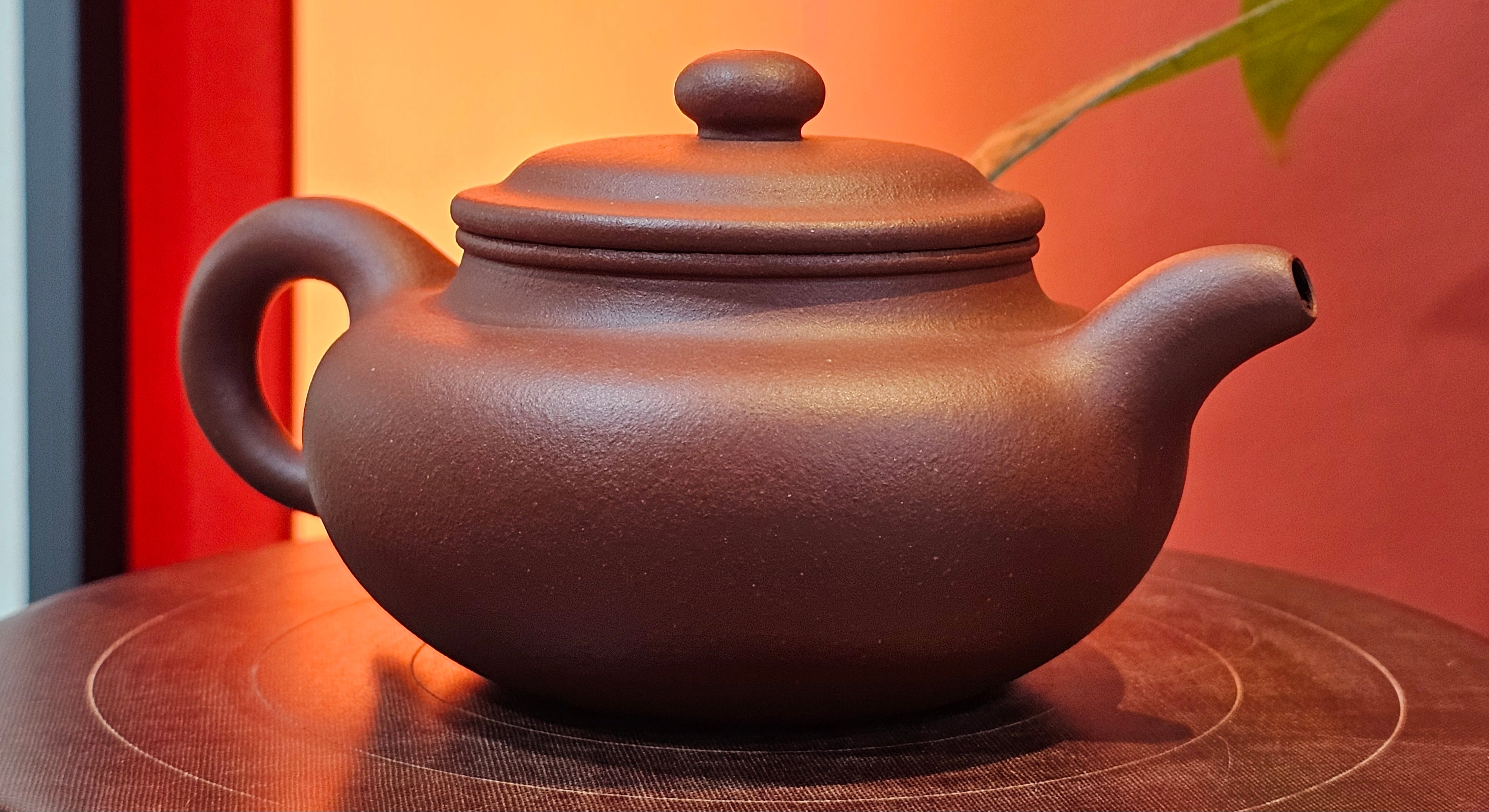 Fang Gu 仿古, 214.3ml, Di Cao Qing Zi Ni 底槽青紫泥, by Craftsman Chen Fa Chu 陈法初 ~!Congratulations to Mr K.C., 0043hrs 25th Oct 2025, Anchor Point! AK!