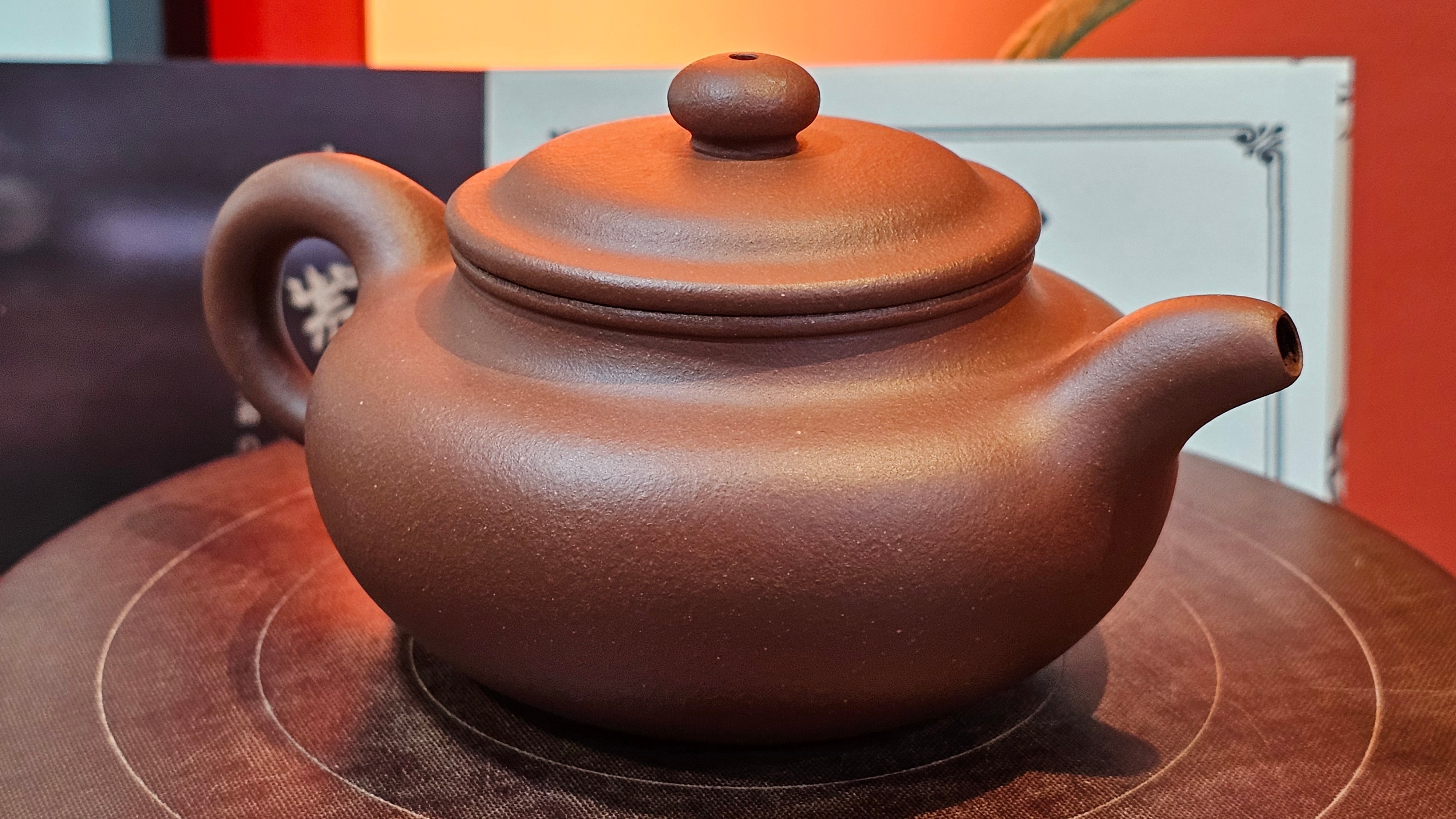 Fang Gu 仿古, 214.3ml, Di Cao Qing Zi Ni 底槽青紫泥, by Craftsman Chen Fa Chu 陈法初 ~!Congratulations to Mr K.C., 0043hrs 25th Oct 2025, Anchor Point! AK!