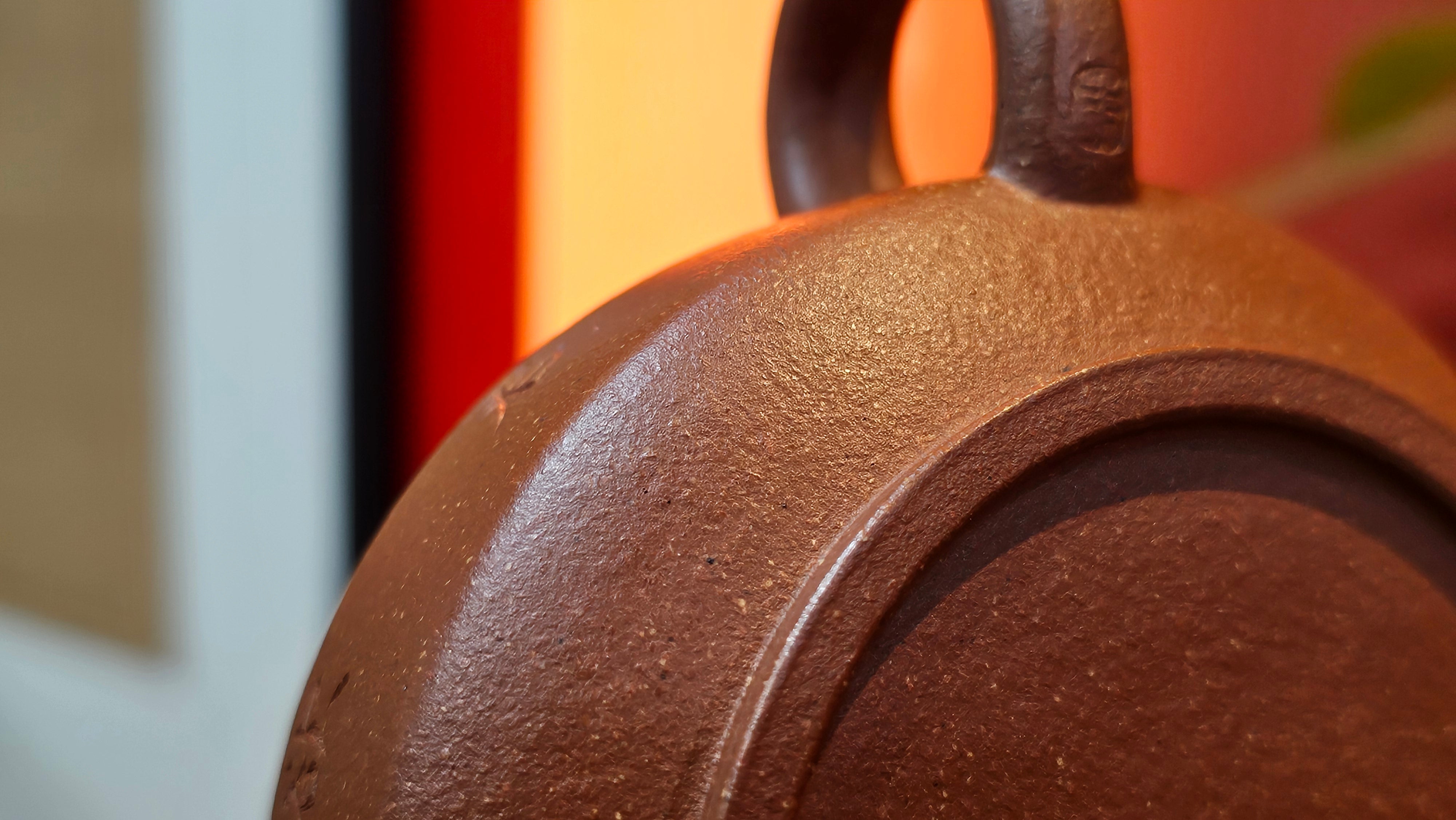 Zhou Pan《周盘》, 167.3ml, Hong Jiang Po Ni 红降坡泥, by Craftsman Zhu Shu 朱舒!~Engraving of Bamboos and Verse by Craftsman Mu Shan 牧山 ~ Congratulations!to Dr L.L, 1520hrs 9th Oct 2025, Ventura, CA!