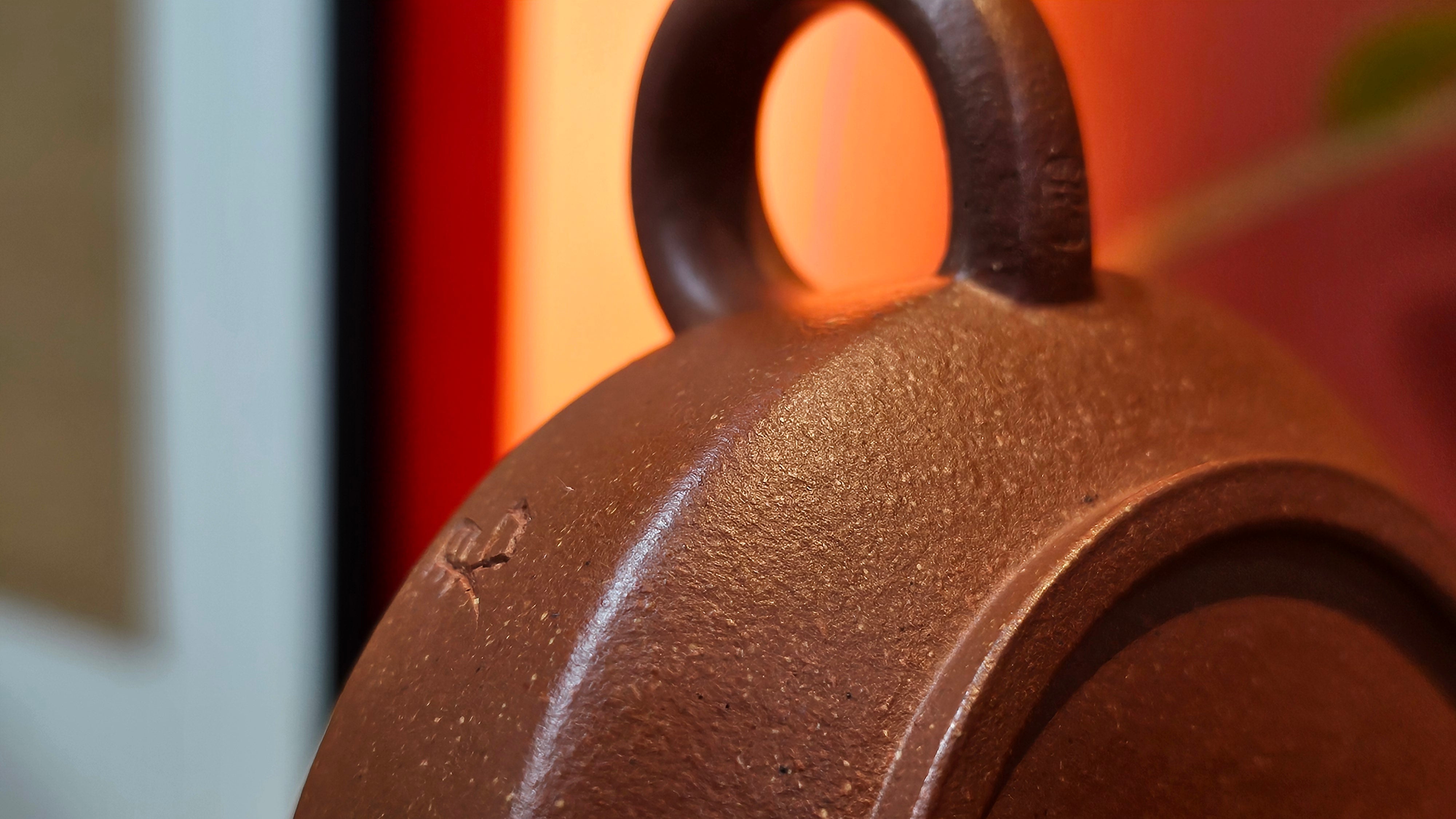 Zhou Pan《周盘》, 167.3ml, Hong Jiang Po Ni 红降坡泥, by Craftsman Zhu Shu 朱舒!~Engraving of Bamboos and Verse by Craftsman Mu Shan 牧山 ~ Congratulations!to Dr L.L, 1520hrs 9th Oct 2025, Ventura, CA!