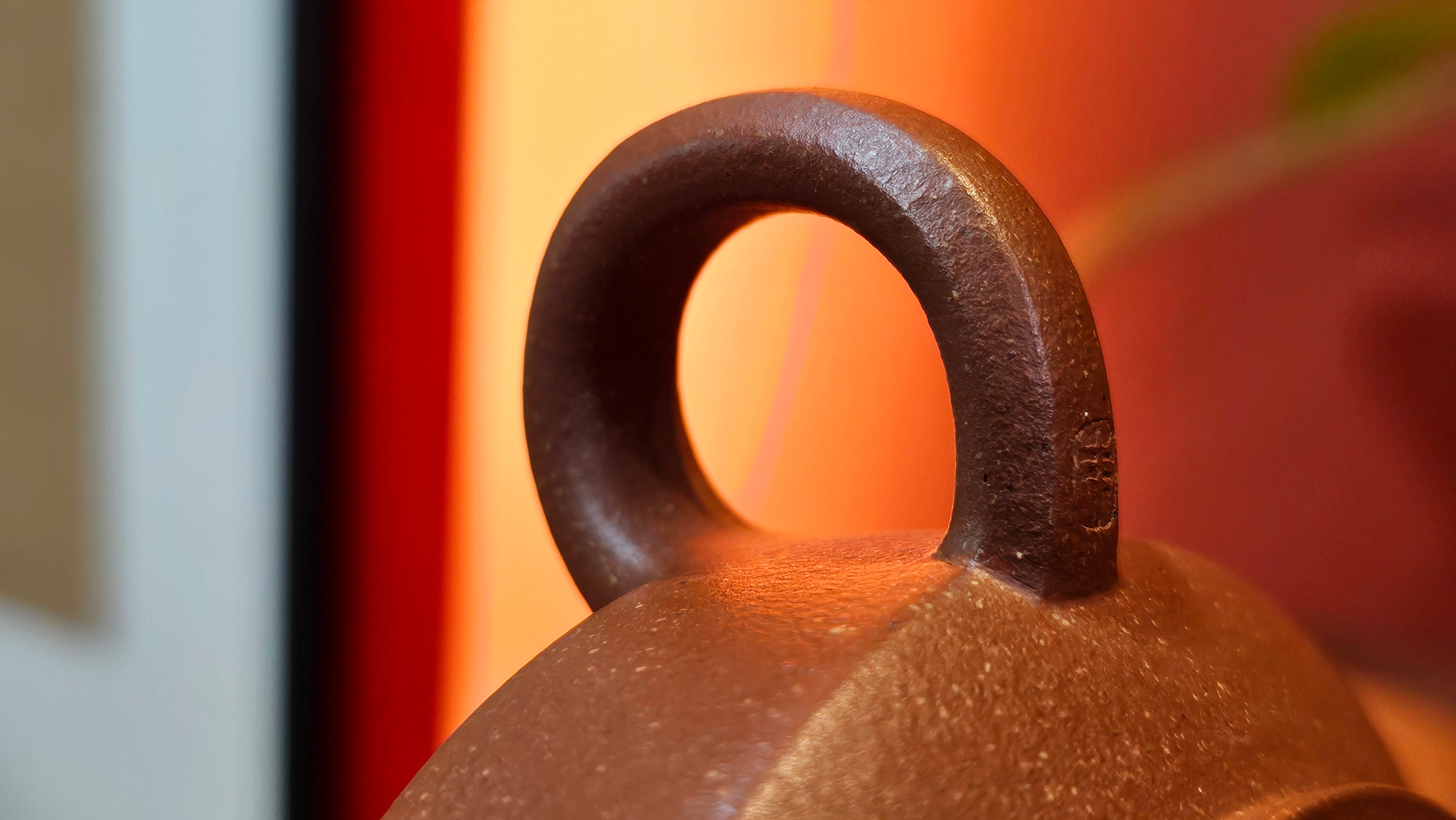 Zhou Pan《周盘》, 167.3ml, Hong Jiang Po Ni 红降坡泥, by Craftsman Zhu Shu 朱舒!~Engraving of Bamboos and Verse by Craftsman Mu Shan 牧山 ~ Congratulations!to Dr L.L, 1520hrs 9th Oct 2025, Ventura, CA!