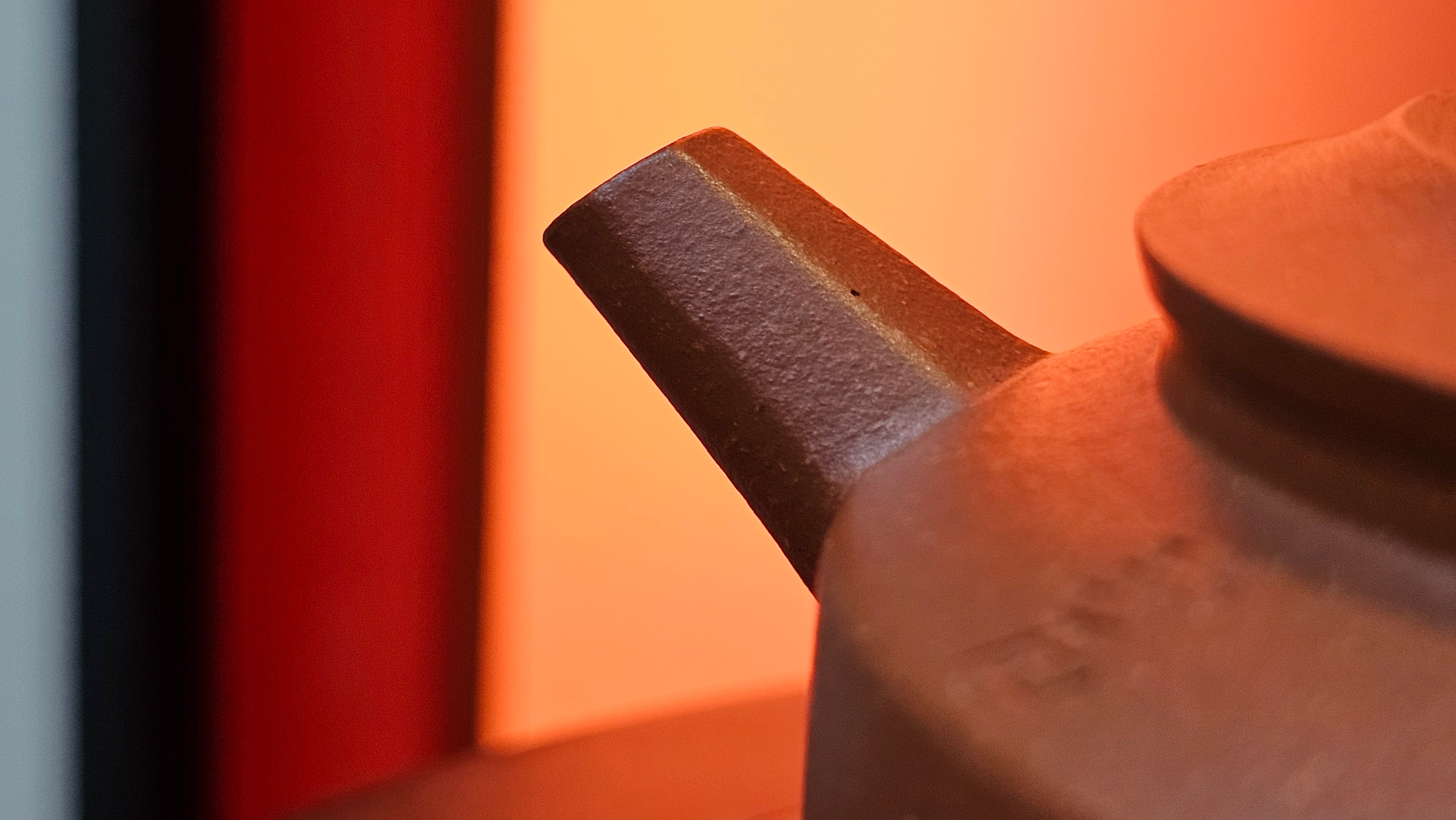 Zhou Pan《周盘》, 167.3ml, Hong Jiang Po Ni 红降坡泥, by Craftsman Zhu Shu 朱舒!~Engraving of Bamboos and Verse by Craftsman Mu Shan 牧山 ~ Congratulations!to Dr L.L, 1520hrs 9th Oct 2025, Ventura, CA!