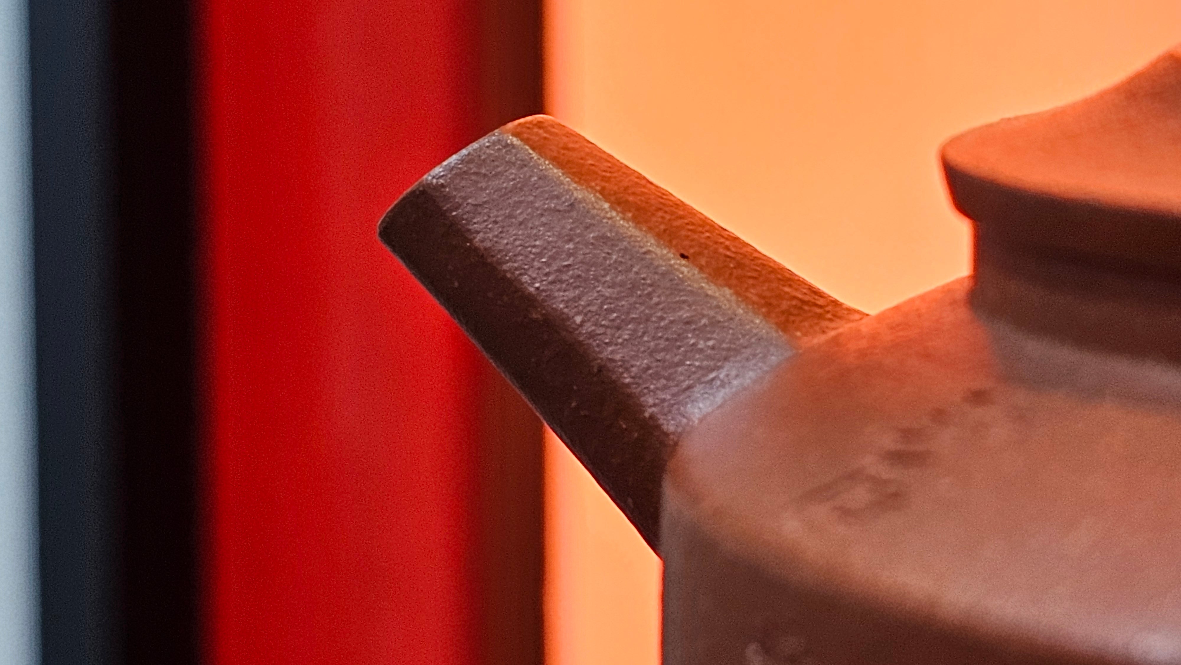 Zhou Pan《周盘》, 167.3ml, Hong Jiang Po Ni 红降坡泥, by Craftsman Zhu Shu 朱舒!~Engraving of Bamboos and Verse by Craftsman Mu Shan 牧山 ~ Congratulations!to Dr L.L, 1520hrs 9th Oct 2025, Ventura, CA!