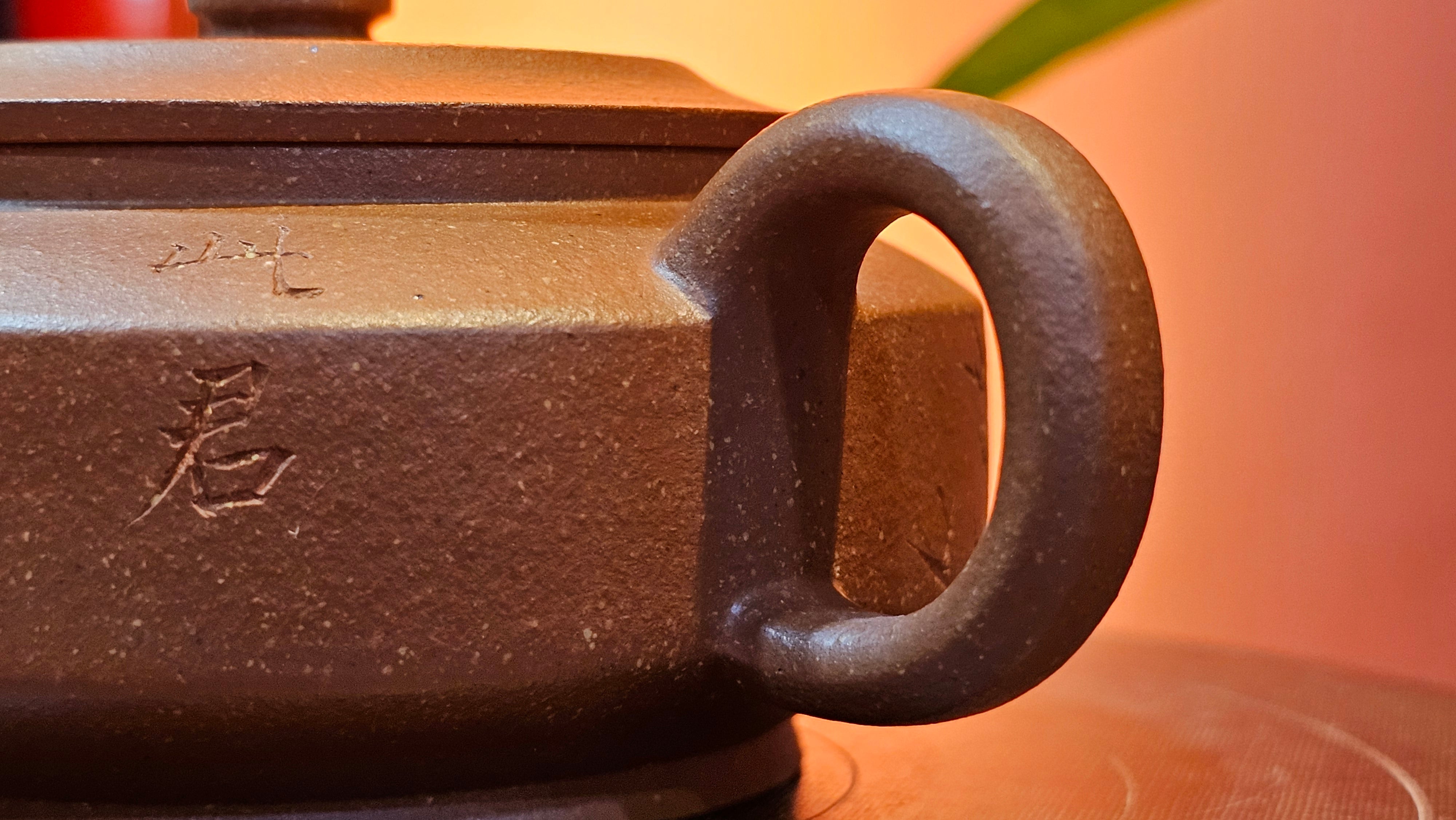 Zhou Pan《周盘》, 167.3ml, Hong Jiang Po Ni 红降坡泥, by Craftsman Zhu Shu 朱舒!~Engraving of Bamboos and Verse by Craftsman Mu Shan 牧山 ~ Congratulations!to Dr L.L, 1520hrs 9th Oct 2025, Ventura, CA!