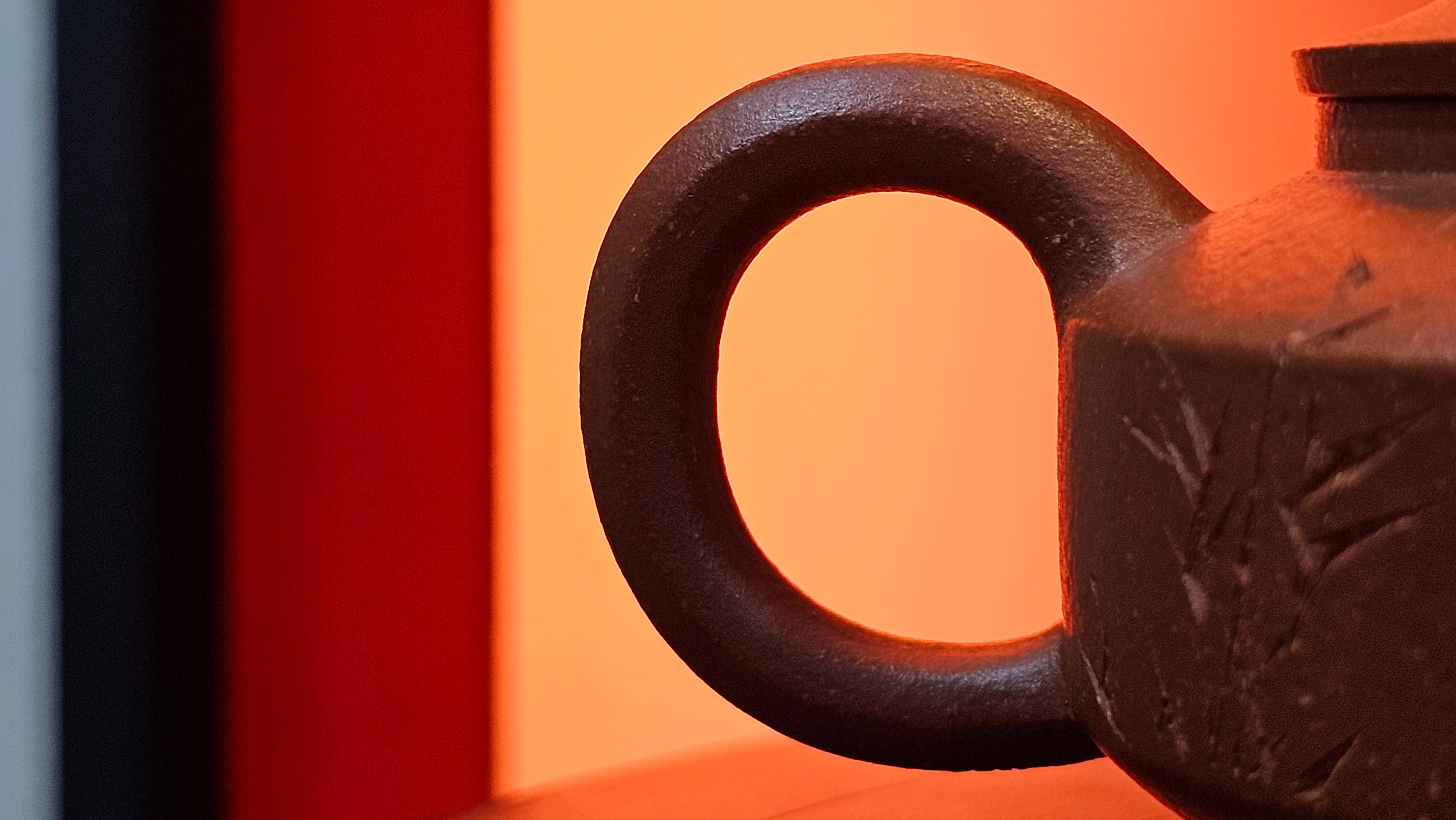 Zhou Pan《周盘》, 167.3ml, Hong Jiang Po Ni 红降坡泥, by Craftsman Zhu Shu 朱舒!~Engraving of Bamboos and Verse by Craftsman Mu Shan 牧山 ~ Congratulations!to Dr L.L, 1520hrs 9th Oct 2025, Ventura, CA!