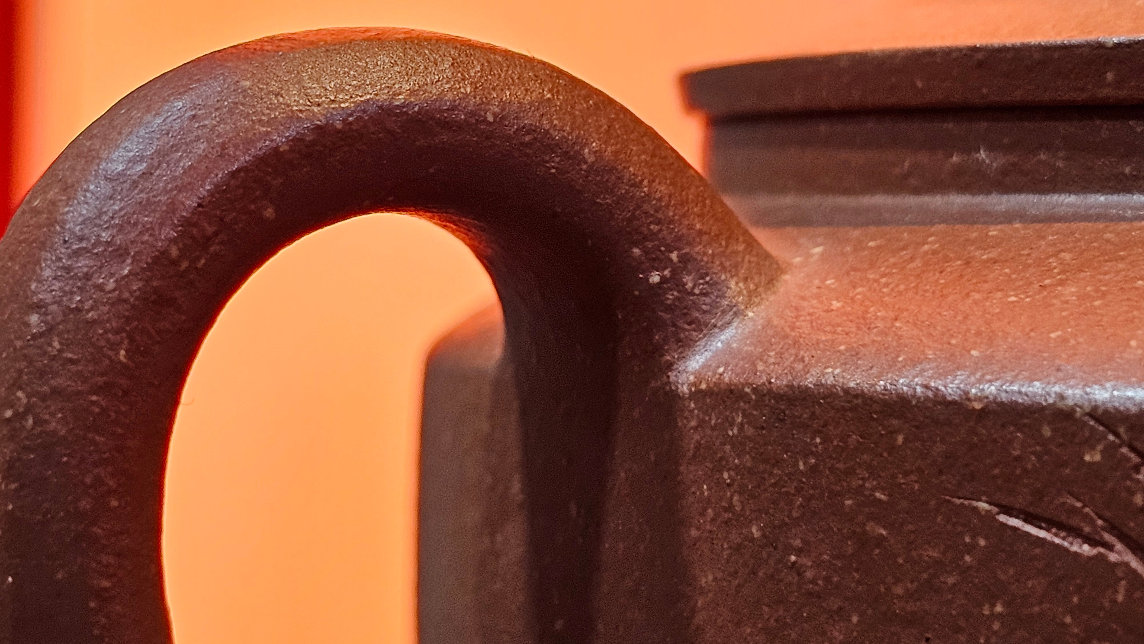 Zhou Pan《周盘》, 167.3ml, Hong Jiang Po Ni 红降坡泥, by Craftsman Zhu Shu 朱舒!~Engraving of Bamboos and Verse by Craftsman Mu Shan 牧山 ~ Congratulations!to Dr L.L, 1520hrs 9th Oct 2025, Ventura, CA!