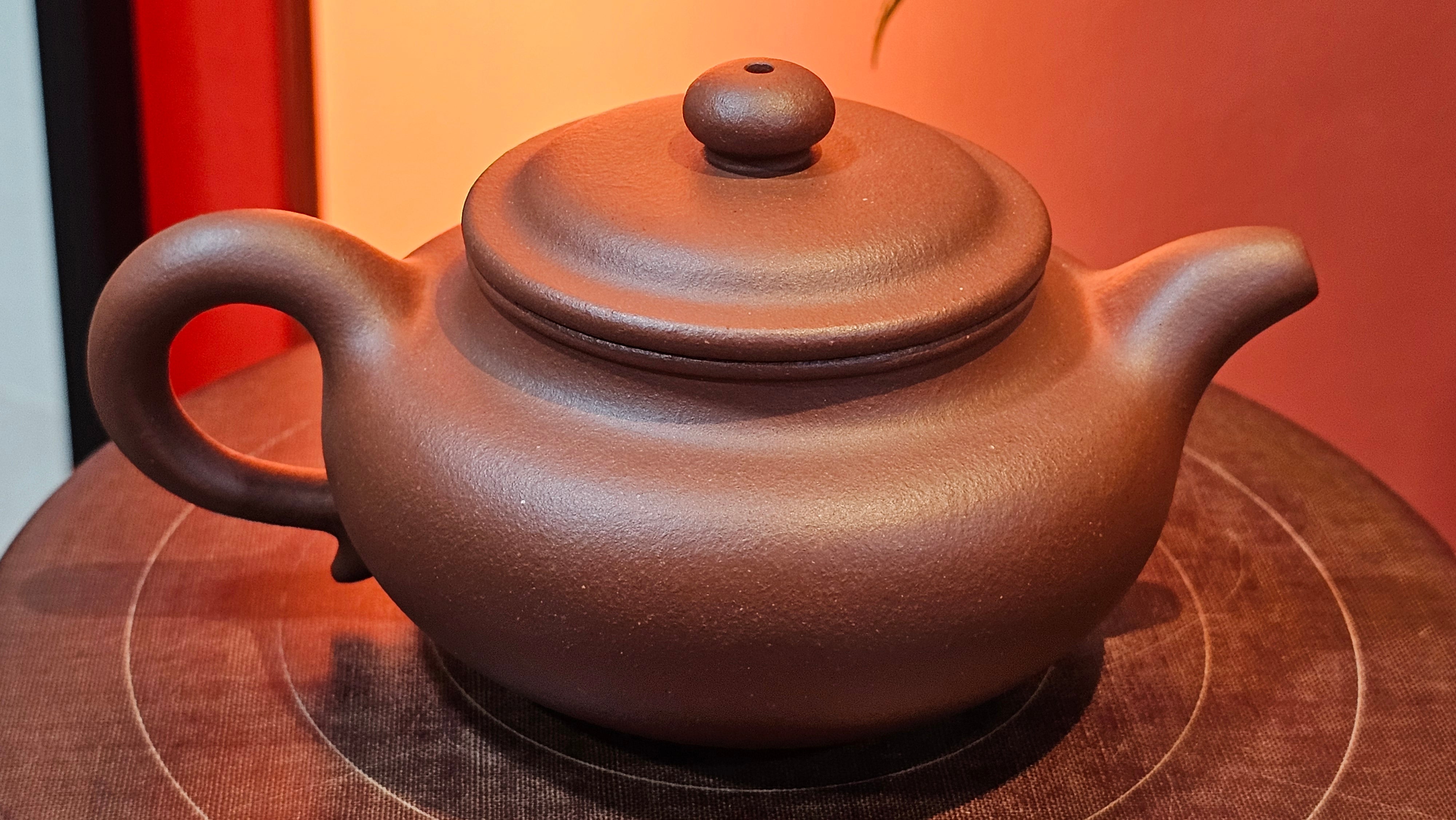 Fang Gu 仿古, 214.3ml, Di Cao Qing Zi Ni 底槽青紫泥, by Craftsman Chen Fa Chu 陈法初 ~!Congratulations to Mr K.C., 0043hrs 25th Oct 2025, Anchor Point! AK!