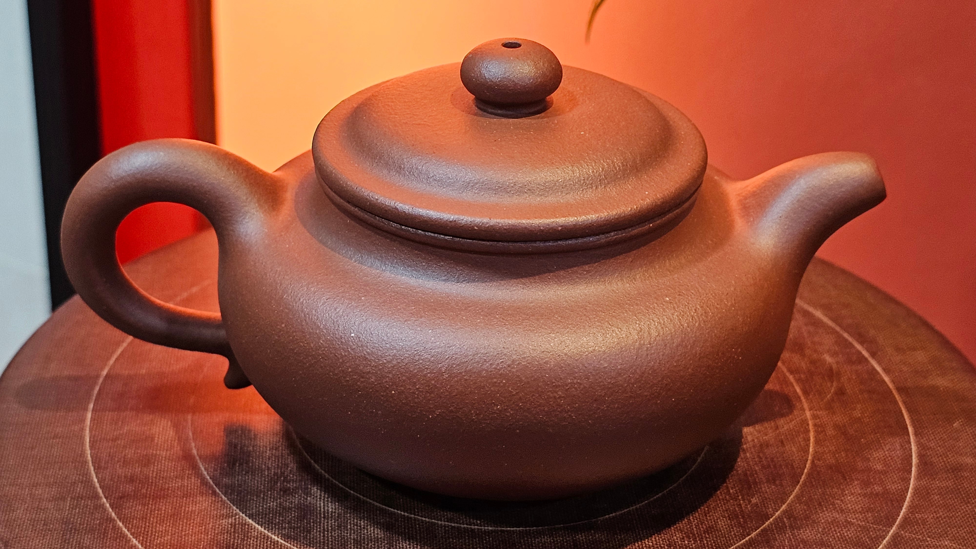 Fang Gu 仿古, 214.3ml, Di Cao Qing Zi Ni 底槽青紫泥, by Craftsman Chen Fa Chu 陈法初 ~!Congratulations to Mr K.C., 0043hrs 25th Oct 2025, Anchor Point! AK!