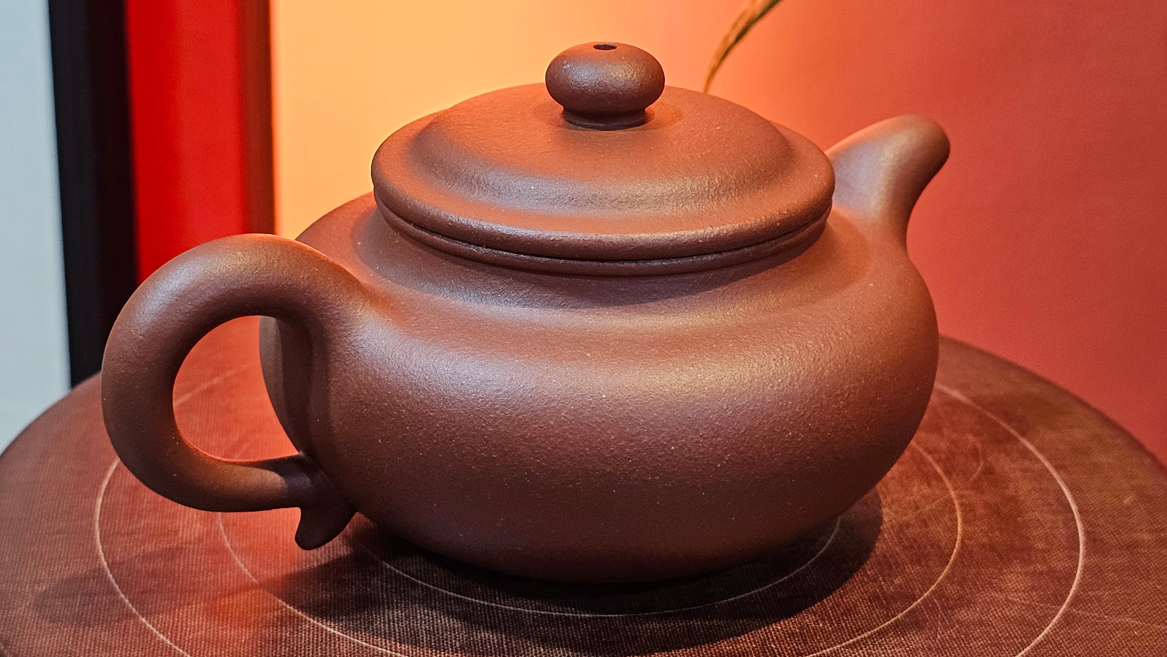 Fang Gu 仿古, 214.3ml, Di Cao Qing Zi Ni 底槽青紫泥, by Craftsman Chen Fa Chu 陈法初 ~!Congratulations to Mr K.C., 0043hrs 25th Oct 2025, Anchor Point! AK!