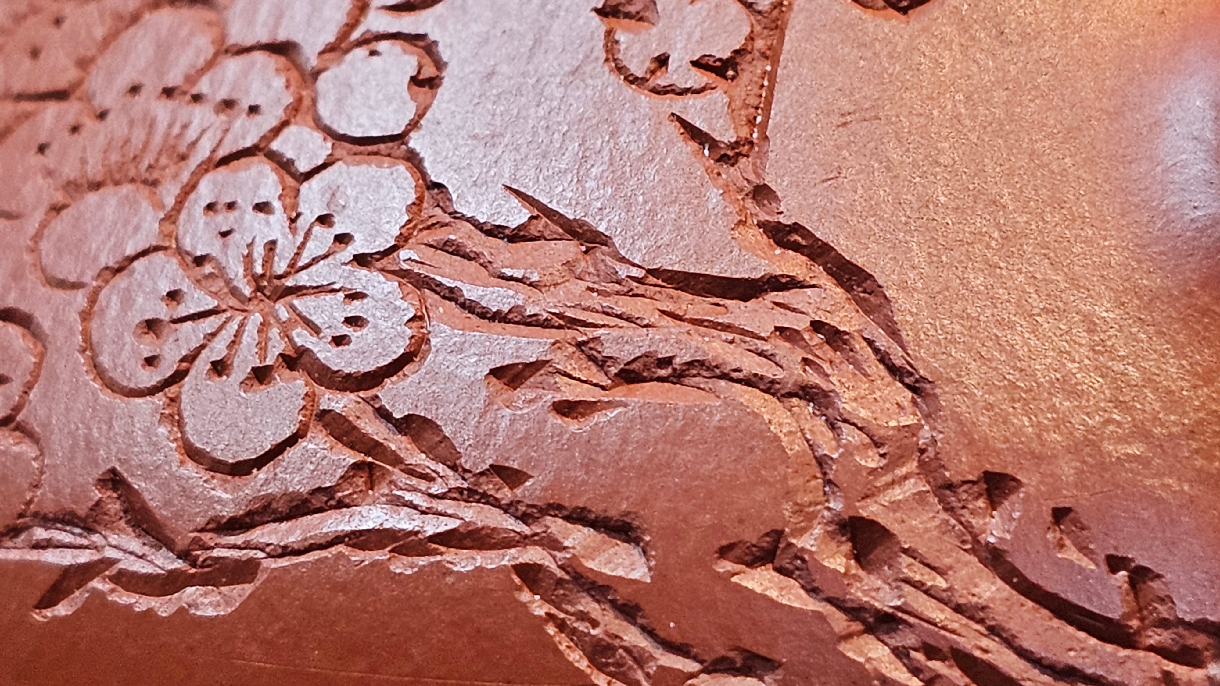 Han Tang Shi Piao 汉棠石瓢, 168.6ml, Xiao Mei Yao Zhu Ni 小煤窑朱泥, by Craftsman Shi Yun 石芸, Engraving by Craftsman Yi De Shu 刻绘 ~ 一德书 ~!Congratulations to Mr C.B.! 0117hrs 13th Oct 2025. Inglewood! CA.