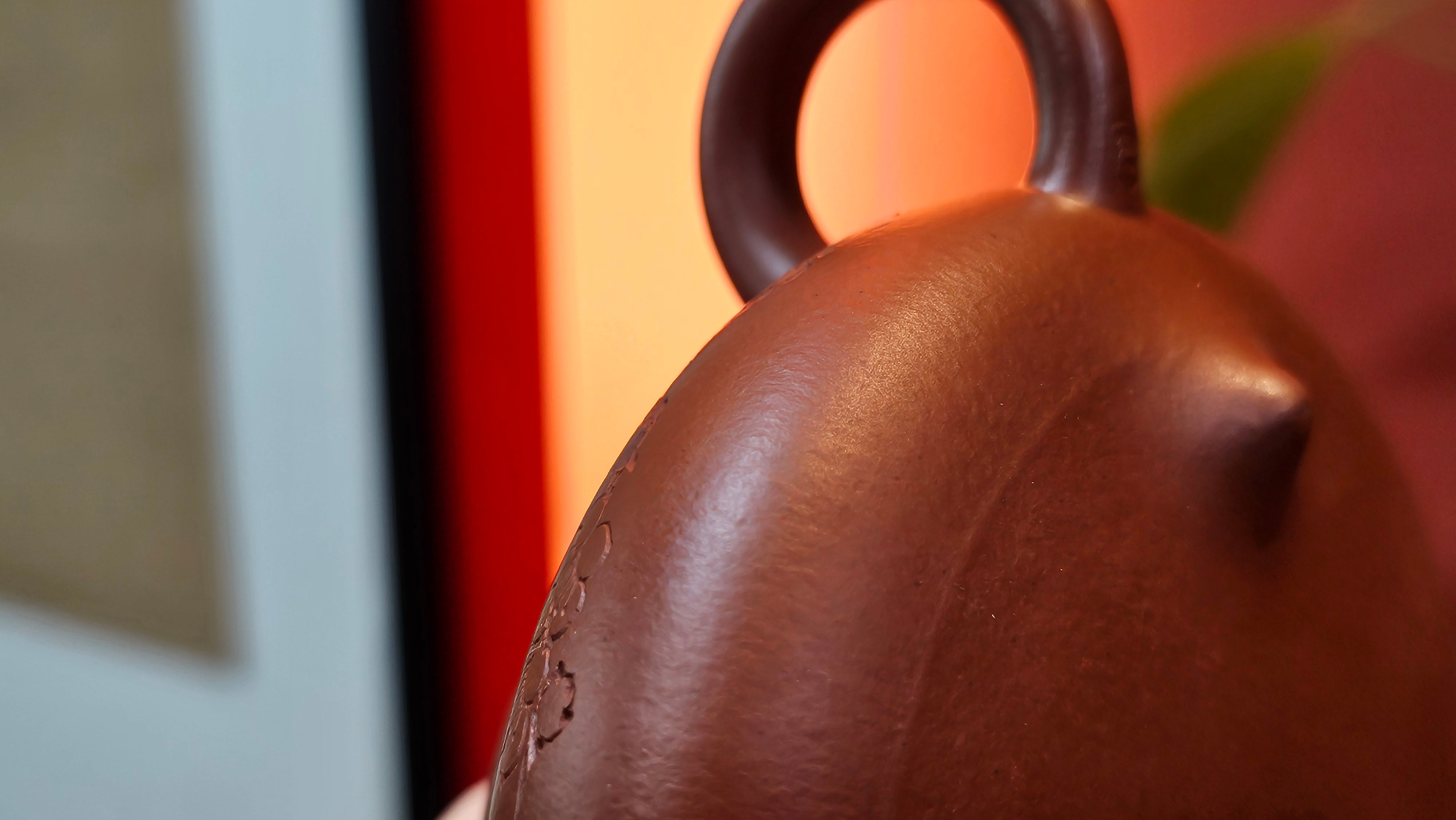 Han Tang Shi Piao 汉棠石瓢, 168.6ml, Xiao Mei Yao Zhu Ni 小煤窑朱泥, by Craftsman Shi Yun 石芸, Engraving by Craftsman Yi De Shu 刻绘 ~ 一德书 ~!Congratulations to Mr C.B.! 0117hrs 13th Oct 2025. Inglewood! CA.