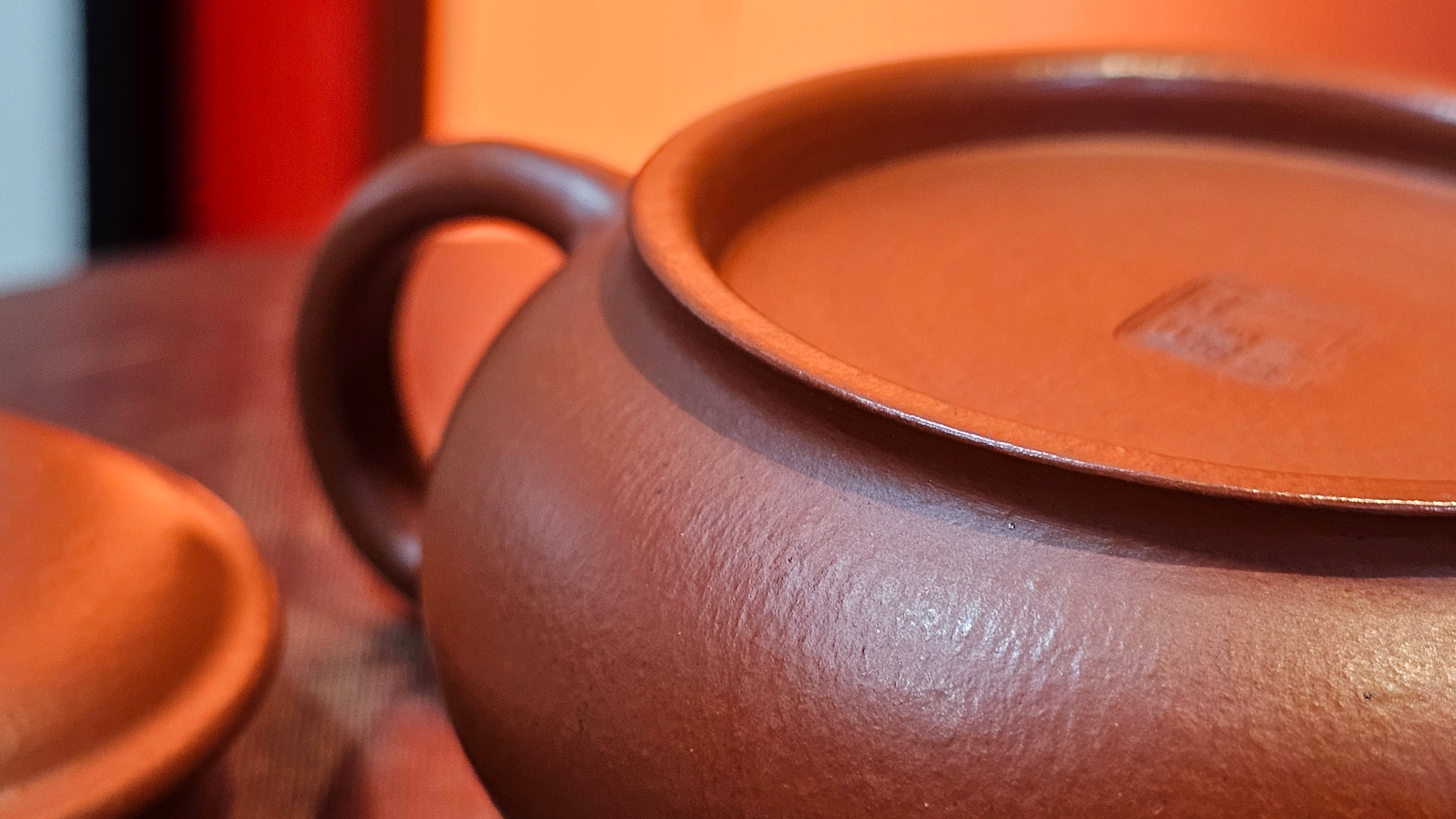 Ming Lu 明炉, 128.5ml, Xiao Mei Yao Zhu Ni 小煤窑朱泥, by our Collaborative Craftsman Wang Xing 王兴 ~!Congratulations to Mr M.K.! 1927hrs 15th Oct 2025, Monroe, WA!