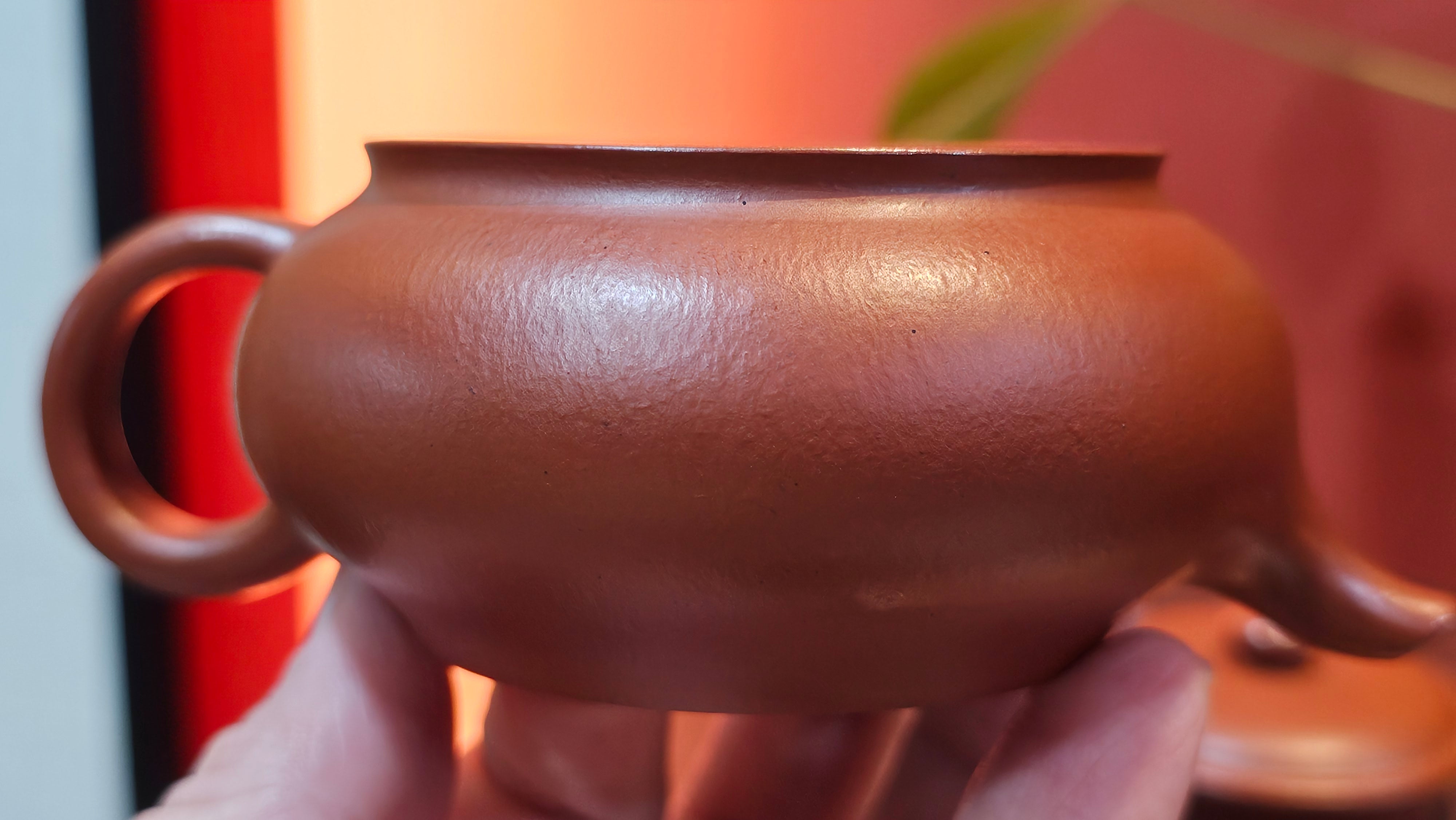 Ming Lu 明炉, 128.5ml, Xiao Mei Yao Zhu Ni 小煤窑朱泥, by our Collaborative Craftsman Wang Xing 王兴 ~!Congratulations to Mr M.K.! 1927hrs 15th Oct 2025, Monroe, WA!