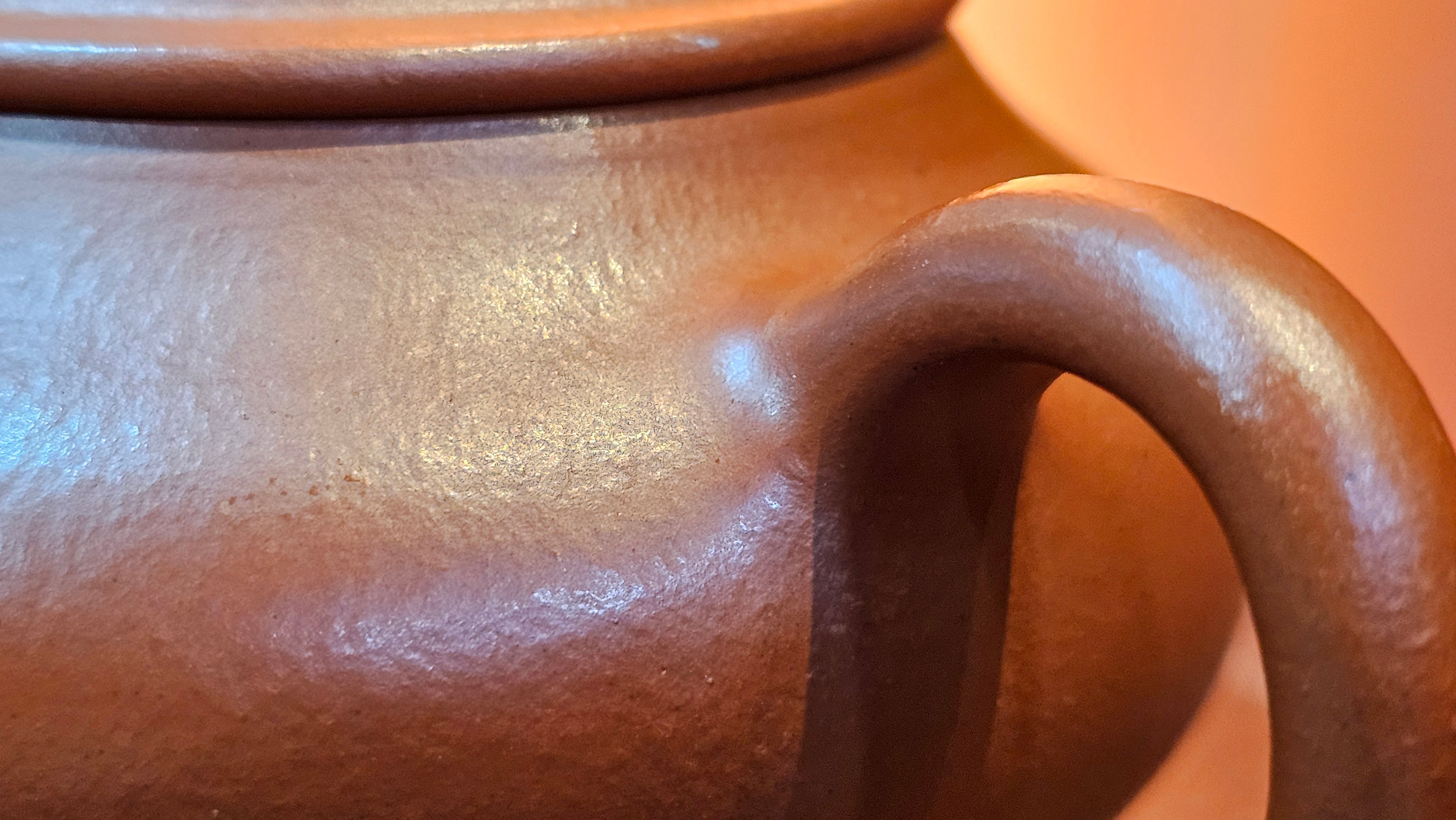 Ming Lu 明炉, 128.5ml, Xiao Mei Yao Zhu Ni 小煤窑朱泥, by our Collaborative Craftsman Wang Xing 王兴 ~!Congratulations to Mr M.K.! 1927hrs 15th Oct 2025, Monroe, WA!