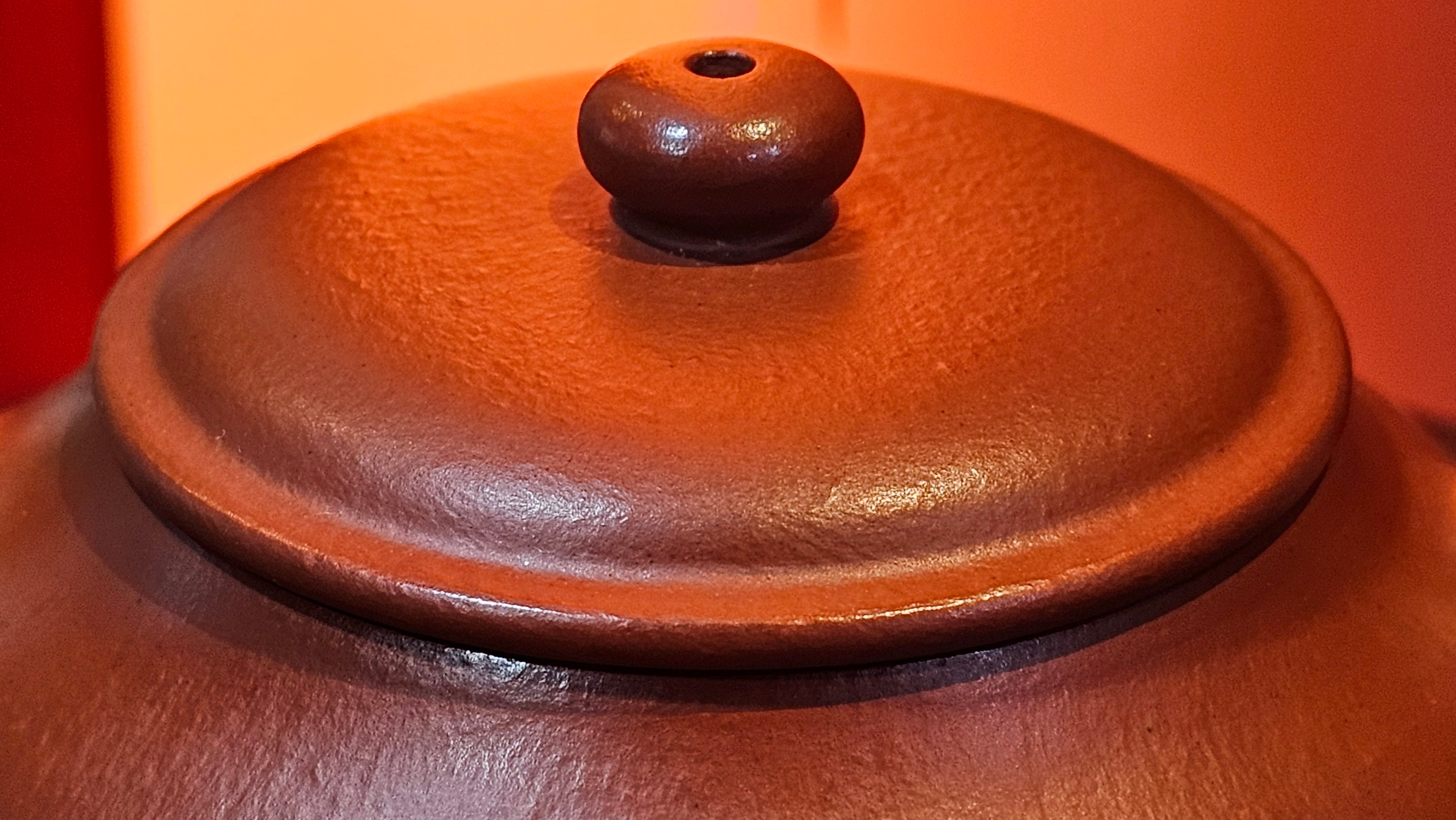 Ming Lu 明炉, 128.5ml, Xiao Mei Yao Zhu Ni 小煤窑朱泥, by our Collaborative Craftsman Wang Xing 王兴 ~!Congratulations to Mr M.K.! 1927hrs 15th Oct 2025, Monroe, WA!