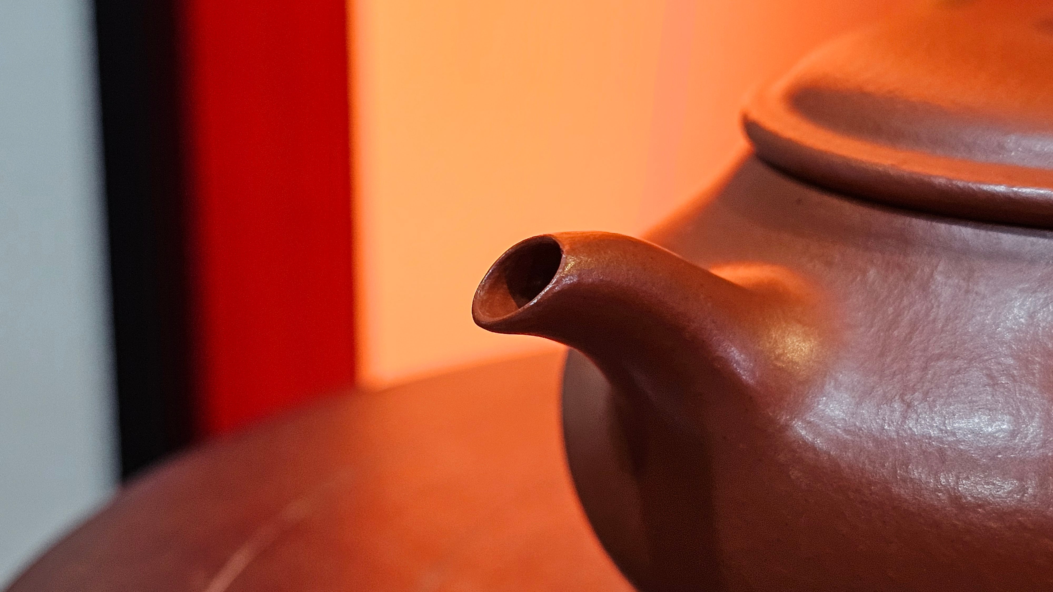 Ming Lu 明炉, 128.5ml, Xiao Mei Yao Zhu Ni 小煤窑朱泥, by our Collaborative Craftsman Wang Xing 王兴 ~!Congratulations to Mr M.K.! 1927hrs 15th Oct 2025, Monroe, WA!