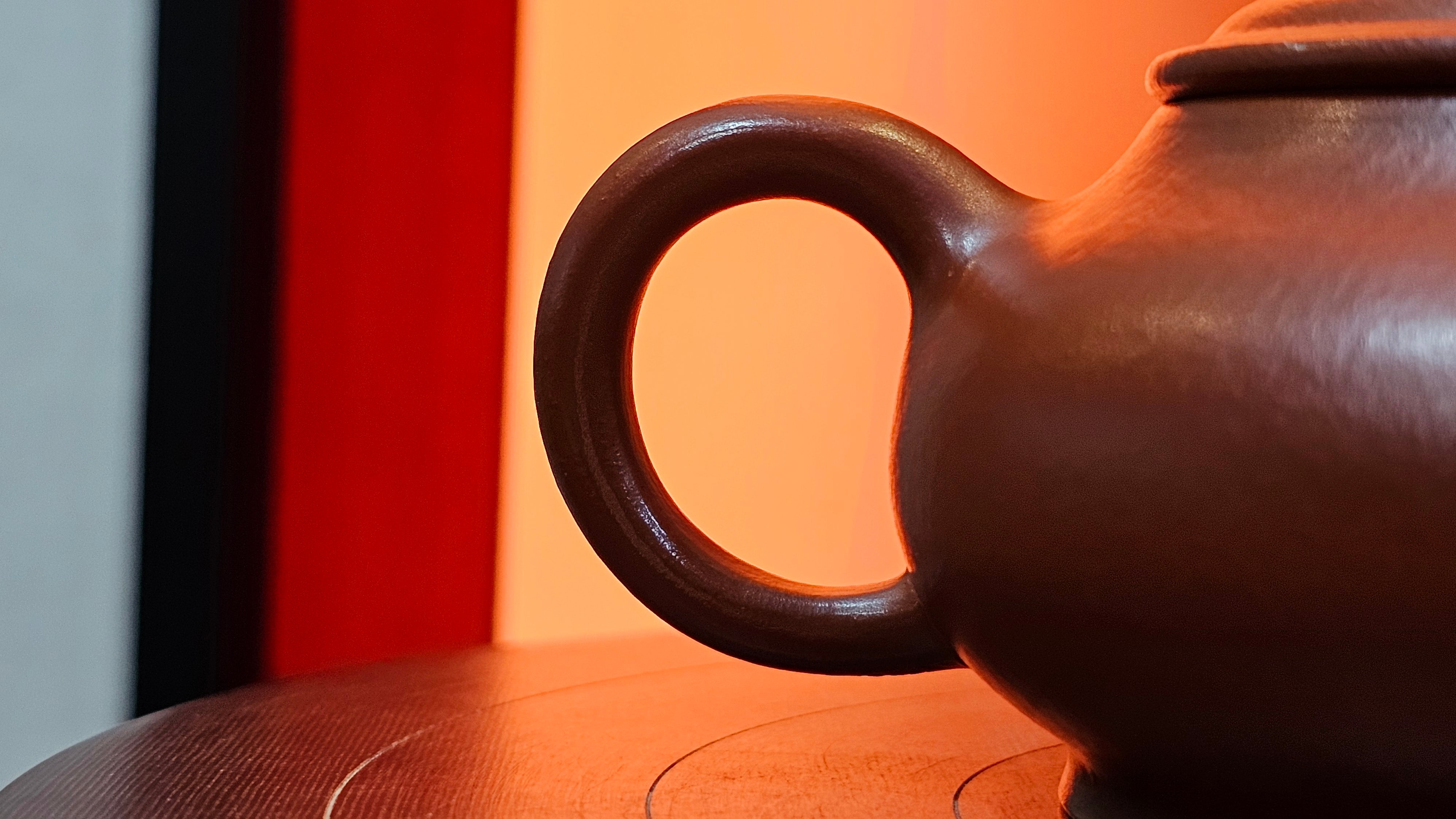 Ming Lu 明炉, 128.5ml, Xiao Mei Yao Zhu Ni 小煤窑朱泥, by our Collaborative Craftsman Wang Xing 王兴 ~!Congratulations to Mr M.K.! 1927hrs 15th Oct 2025, Monroe, WA!