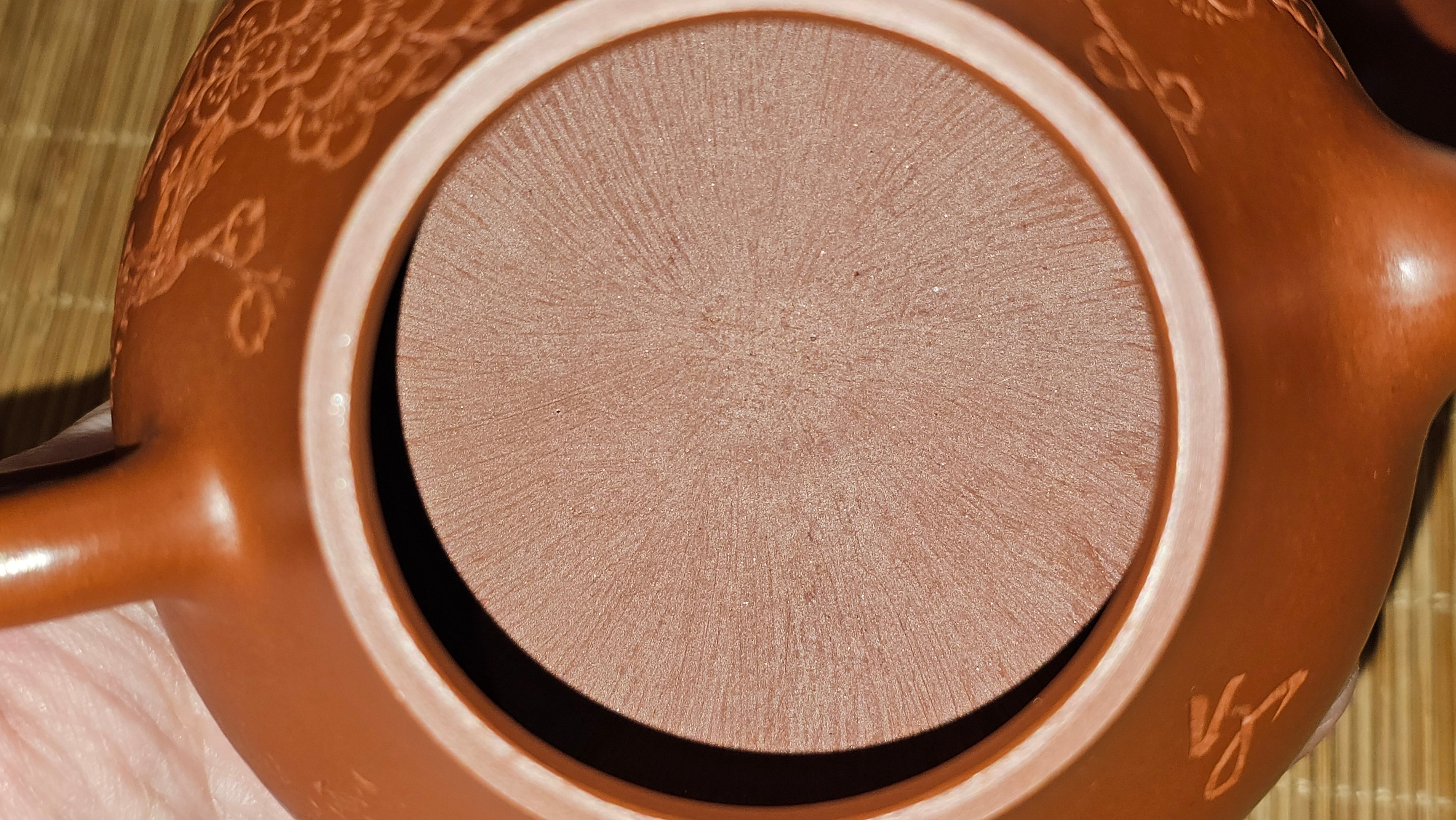 Han Tang Shi Piao 汉棠石瓢, 168.6ml, Xiao Mei Yao Zhu Ni 小煤窑朱泥, by Craftsman Shi Yun 石芸, Engraving by Craftsman Yi De Shu 刻绘 ~ 一德书 ~!Congratulations to Mr C.B.! 0117hrs 13th Oct 2025. Inglewood! CA.