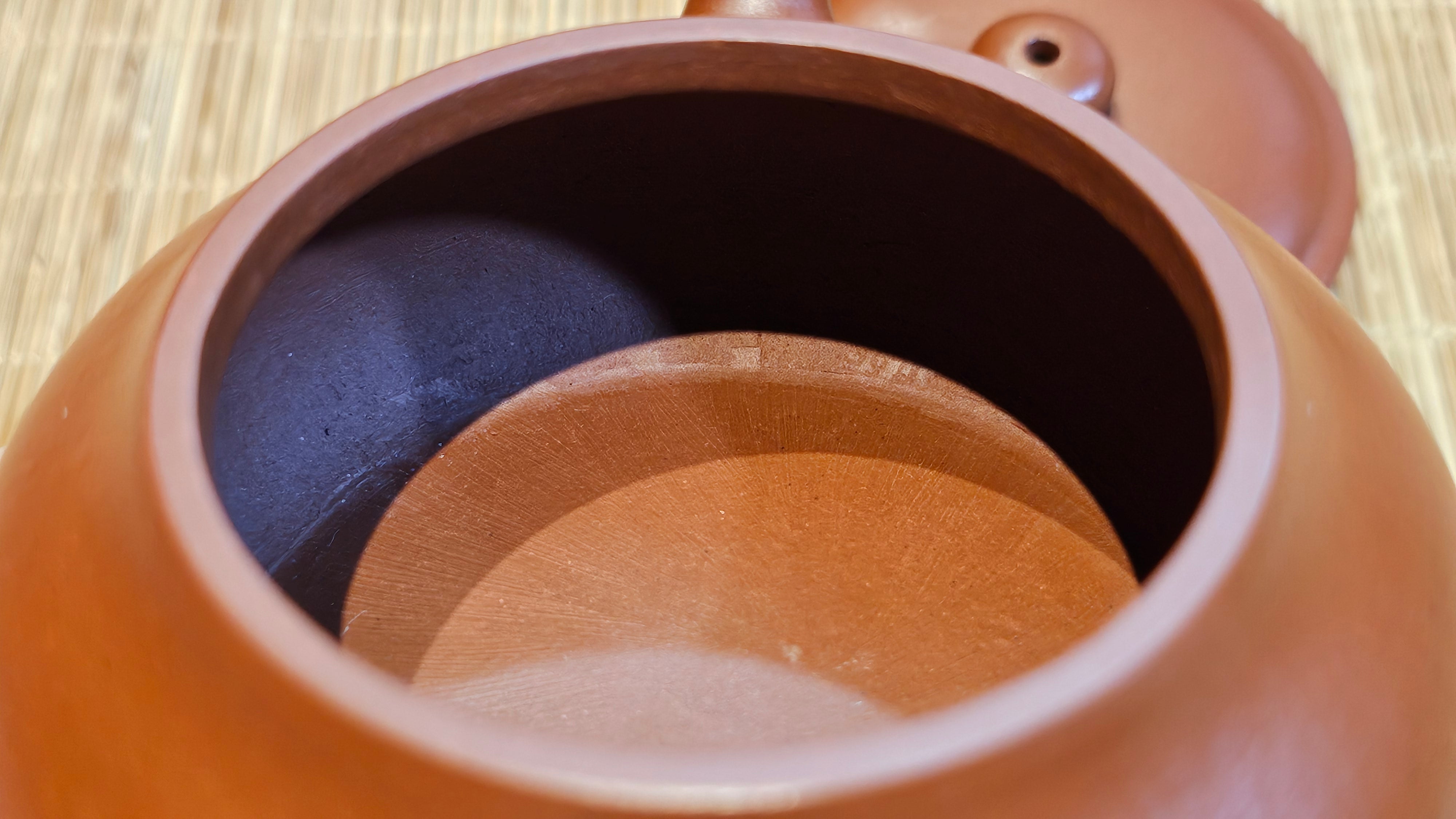 Ming Lu 明炉, 128.5ml, Xiao Mei Yao Zhu Ni 小煤窑朱泥, by our Collaborative Craftsman Wang Xing 王兴 ~!Congratulations to Mr M.K.! 1927hrs 15th Oct 2025, Monroe, WA!