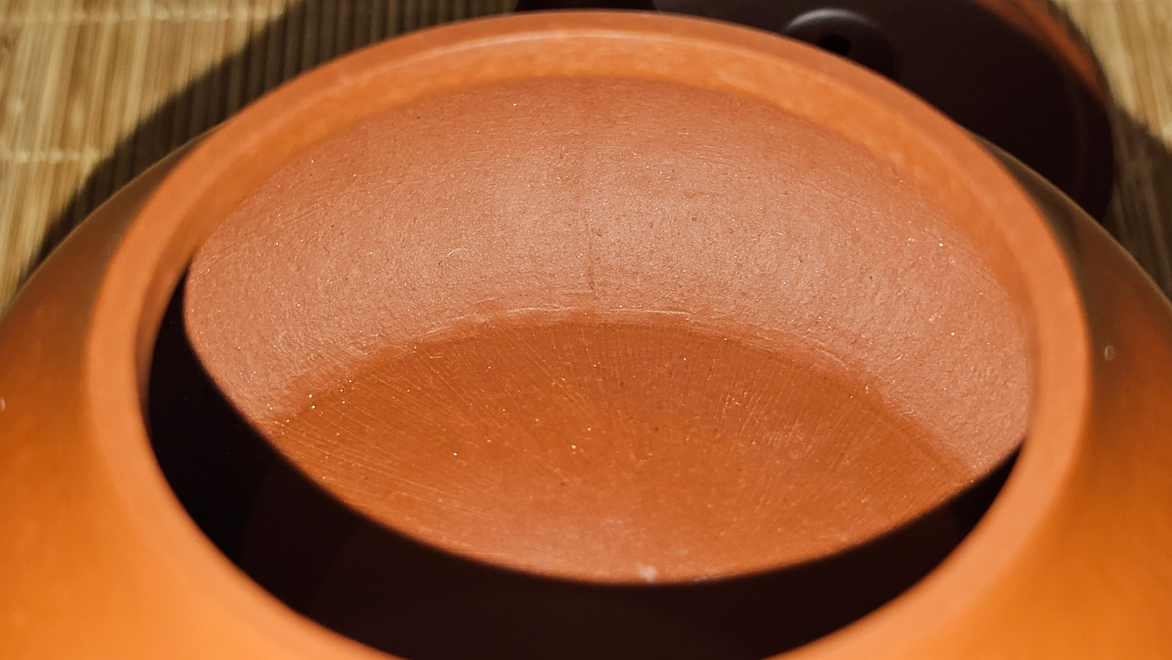 Ming Lu 明炉, 128.5ml, Xiao Mei Yao Zhu Ni 小煤窑朱泥, by our Collaborative Craftsman Wang Xing 王兴 ~!Congratulations to Mr M.K.! 1927hrs 15th Oct 2025, Monroe, WA!