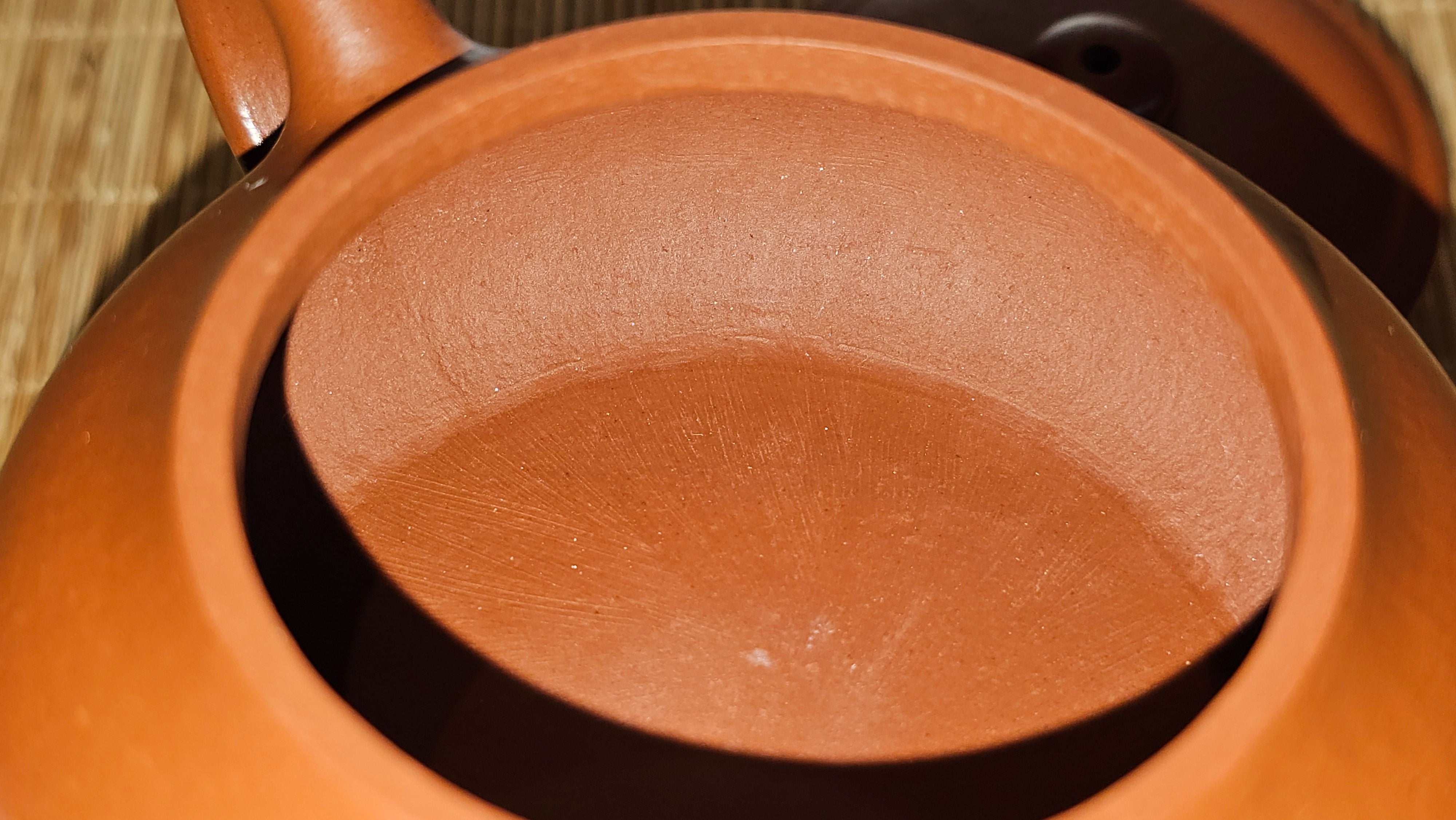 Ming Lu 明炉, 128.5ml, Xiao Mei Yao Zhu Ni 小煤窑朱泥, by our Collaborative Craftsman Wang Xing 王兴 ~!Congratulations to Mr M.K.! 1927hrs 15th Oct 2025, Monroe, WA!