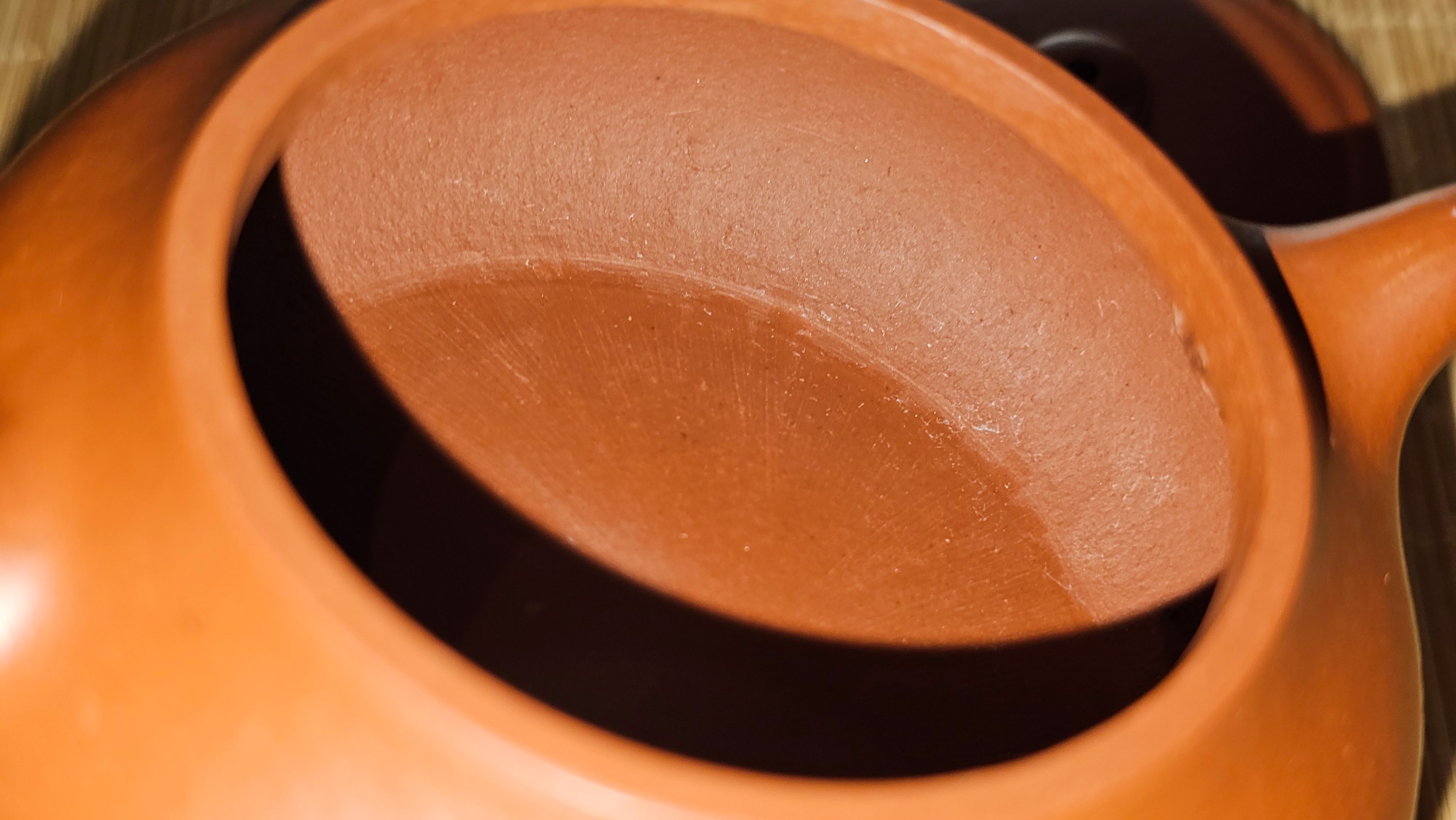 Ming Lu 明炉, 128.5ml, Xiao Mei Yao Zhu Ni 小煤窑朱泥, by our Collaborative Craftsman Wang Xing 王兴 ~!Congratulations to Mr M.K.! 1927hrs 15th Oct 2025, Monroe, WA!