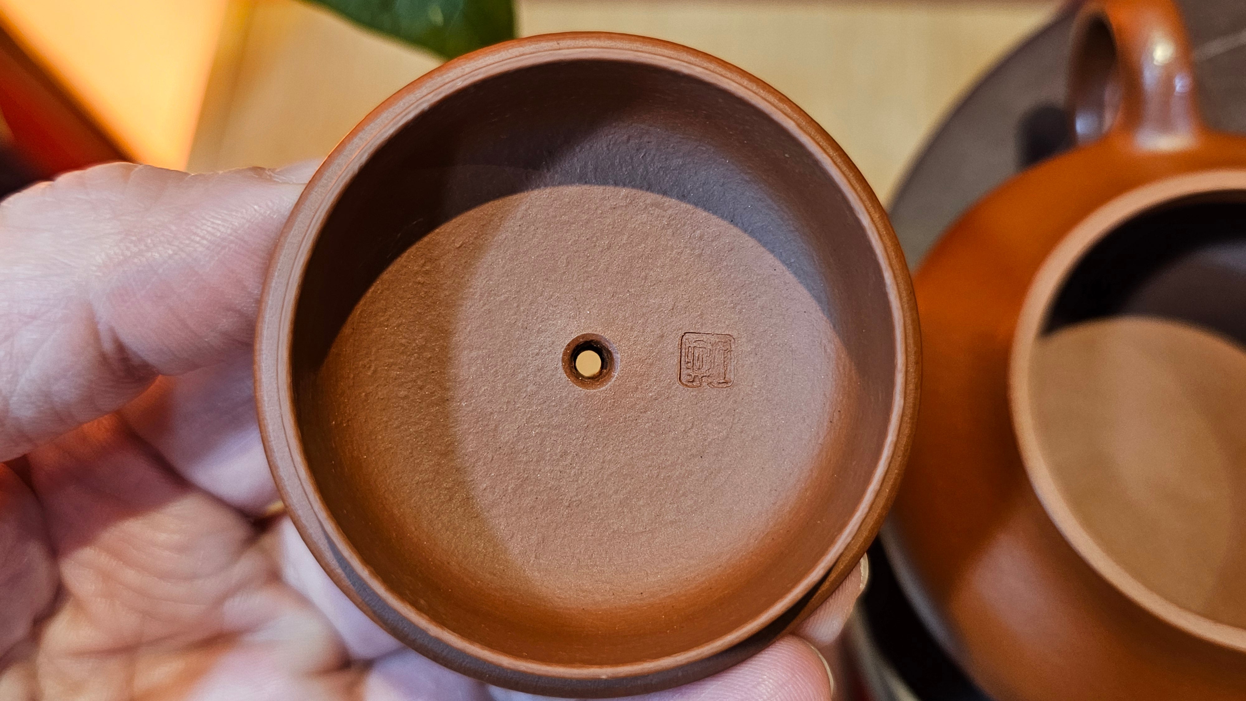 Ming Lu 明炉, 128.5ml, Xiao Mei Yao Zhu Ni 小煤窑朱泥, by our Collaborative Craftsman Wang Xing 王兴 ~!Congratulations to Mr M.K.! 1927hrs 15th Oct 2025, Monroe, WA!