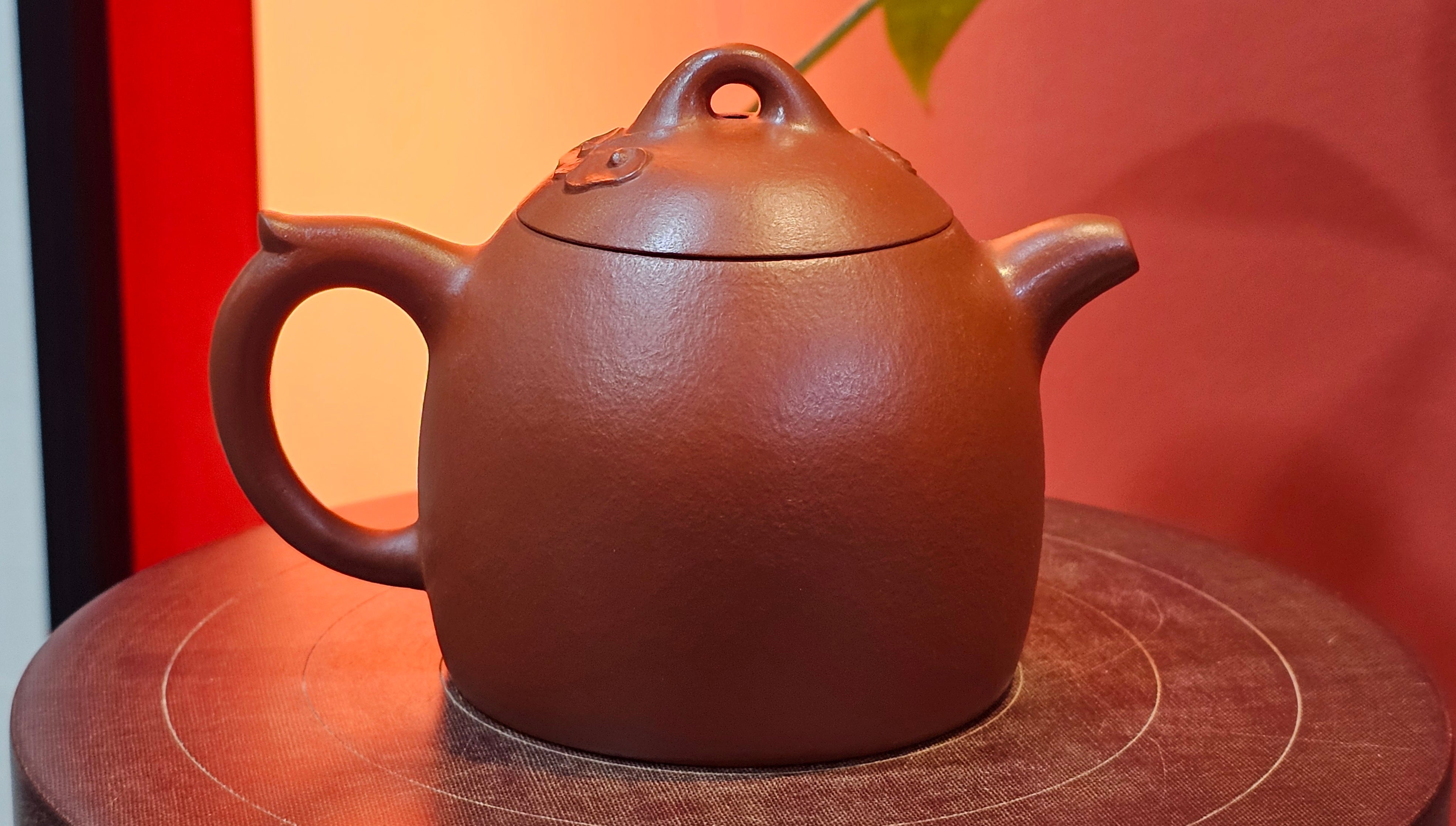 Qin Quan 秦权, with Oriental Clouds Embellishments 云朵贴花工艺, 194.1ml, Xiao Mei Yao Zhu Ni 小煤窑朱泥, by Craftsman Chen Yue Fei 陈跃飞 ~ Congratulations to Mr G.S.! 1226hrs 20th Oct 2025, Manhattan Beach, CA!