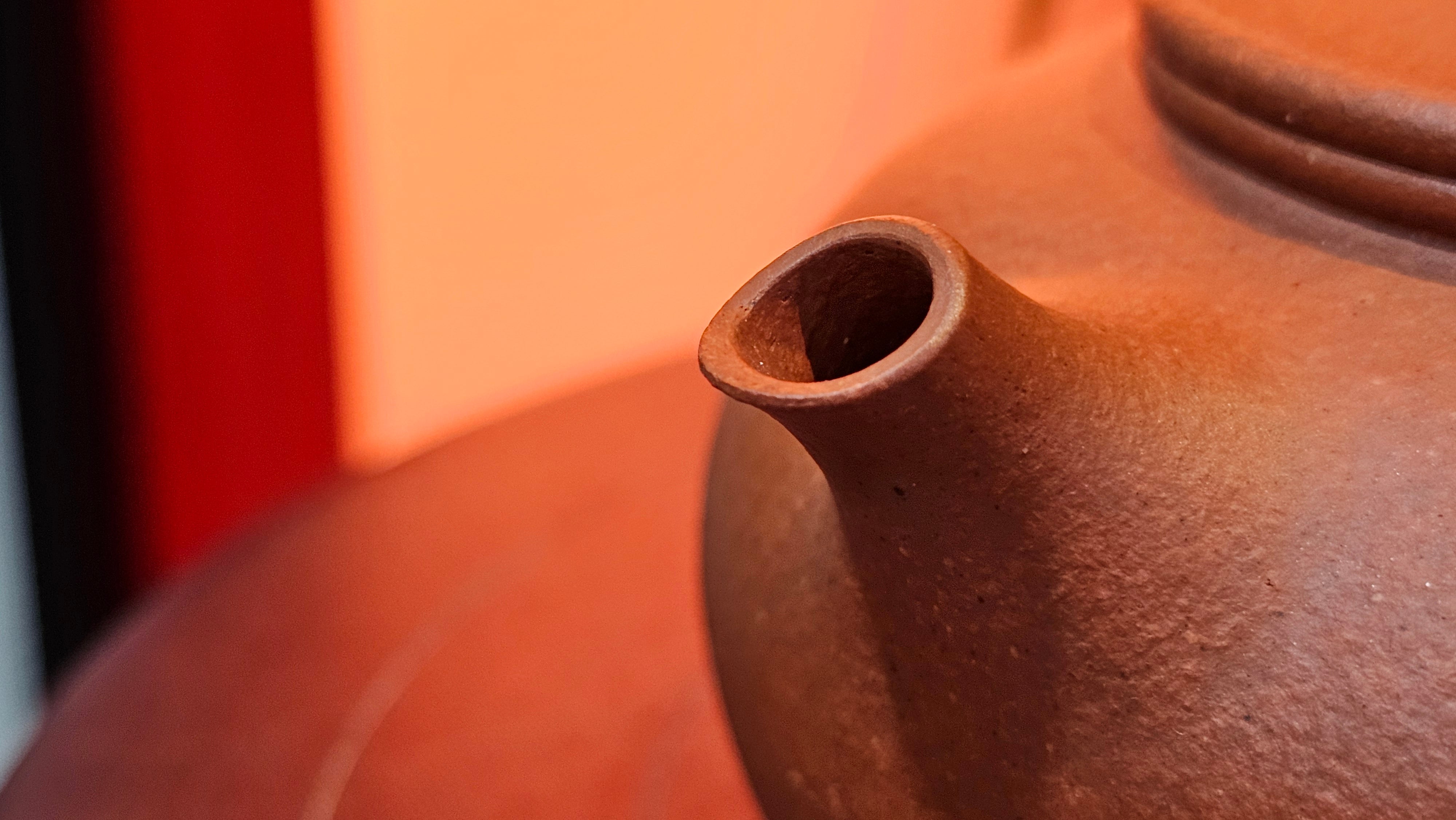 Han Jiang 寒江, 215.0ml, rare Zhu Sha 朱砂 (highest granularity form of ZhuNi), by Craftsman Gu Xiao Ming 顾小明 ~ Congratulations!to Ms S.B.! 1134hrs 26th Oct 2025, Shumen, Bulgaria🇧🇬!