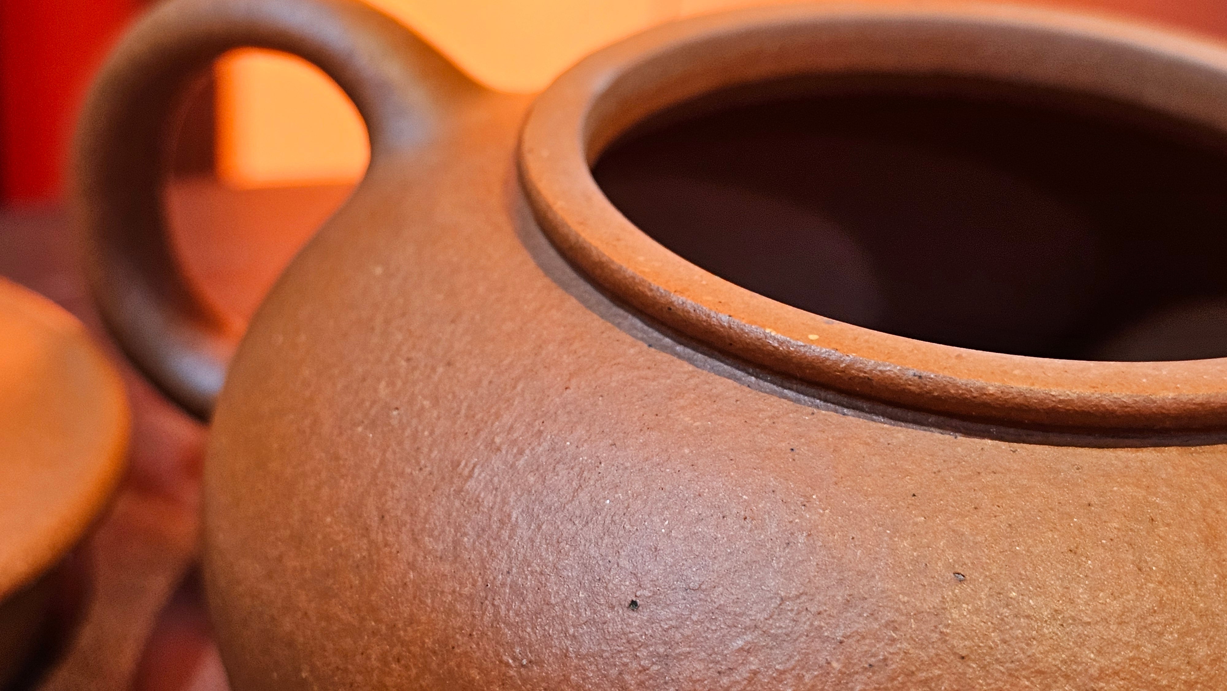 Han Jiang 寒江, 215.0ml, rare Zhu Sha 朱砂 (highest granularity form of ZhuNi), by Craftsman Gu Xiao Ming 顾小明 ~ Congratulations!to Ms S.B.! 1134hrs 26th Oct 2025, Shumen, Bulgaria🇧🇬!