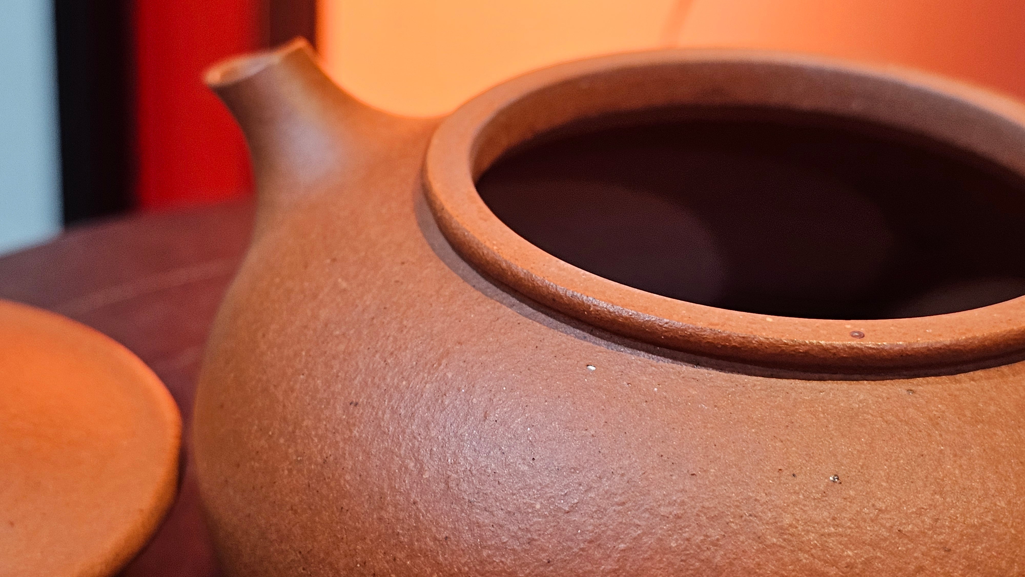 Han Jiang 寒江, 215.0ml, rare Zhu Sha 朱砂 (highest granularity form of ZhuNi), by Craftsman Gu Xiao Ming 顾小明 ~ Congratulations!to Ms S.B.! 1134hrs 26th Oct 2025, Shumen, Bulgaria🇧🇬!