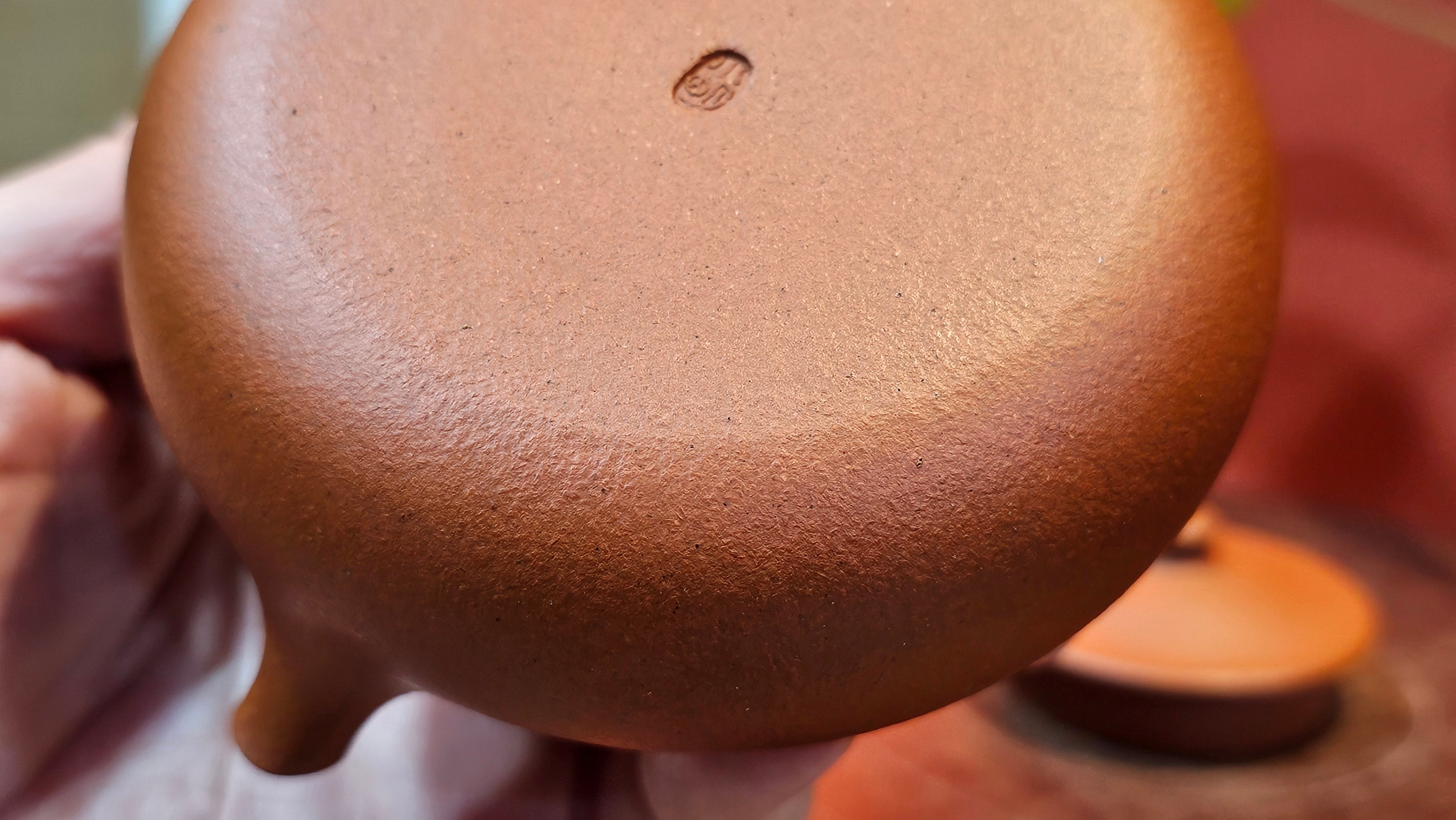 Han Jiang 寒江, 215.0ml, rare Zhu Sha 朱砂 (highest granularity form of ZhuNi), by Craftsman Gu Xiao Ming 顾小明 ~ Congratulations!to Ms S.B.! 1134hrs 26th Oct 2025, Shumen, Bulgaria🇧🇬!