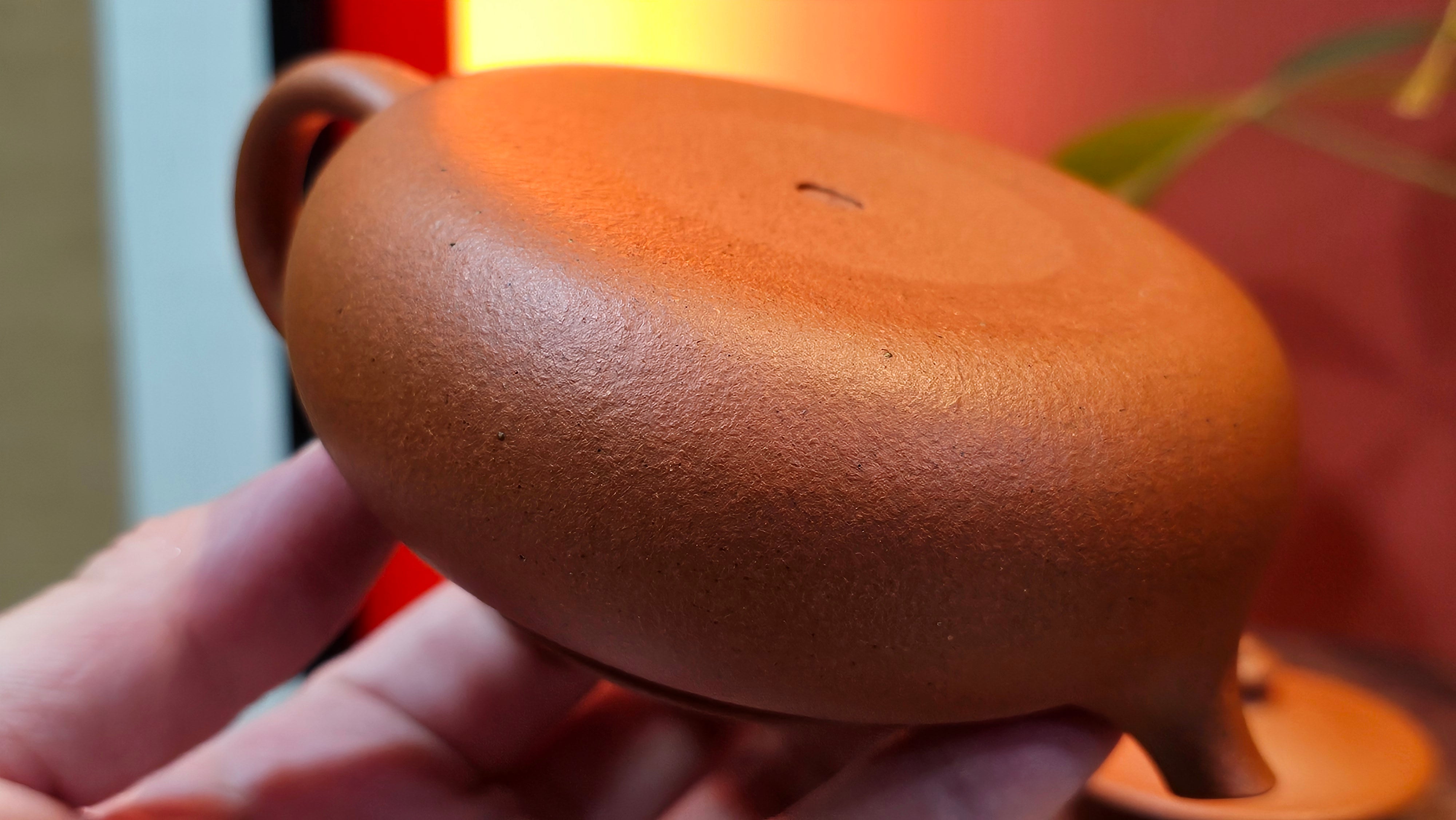 Han Jiang 寒江, 215.0ml, rare Zhu Sha 朱砂 (highest granularity form of ZhuNi), by Craftsman Gu Xiao Ming 顾小明 ~ Congratulations!to Ms S.B.! 1134hrs 26th Oct 2025, Shumen, Bulgaria🇧🇬!