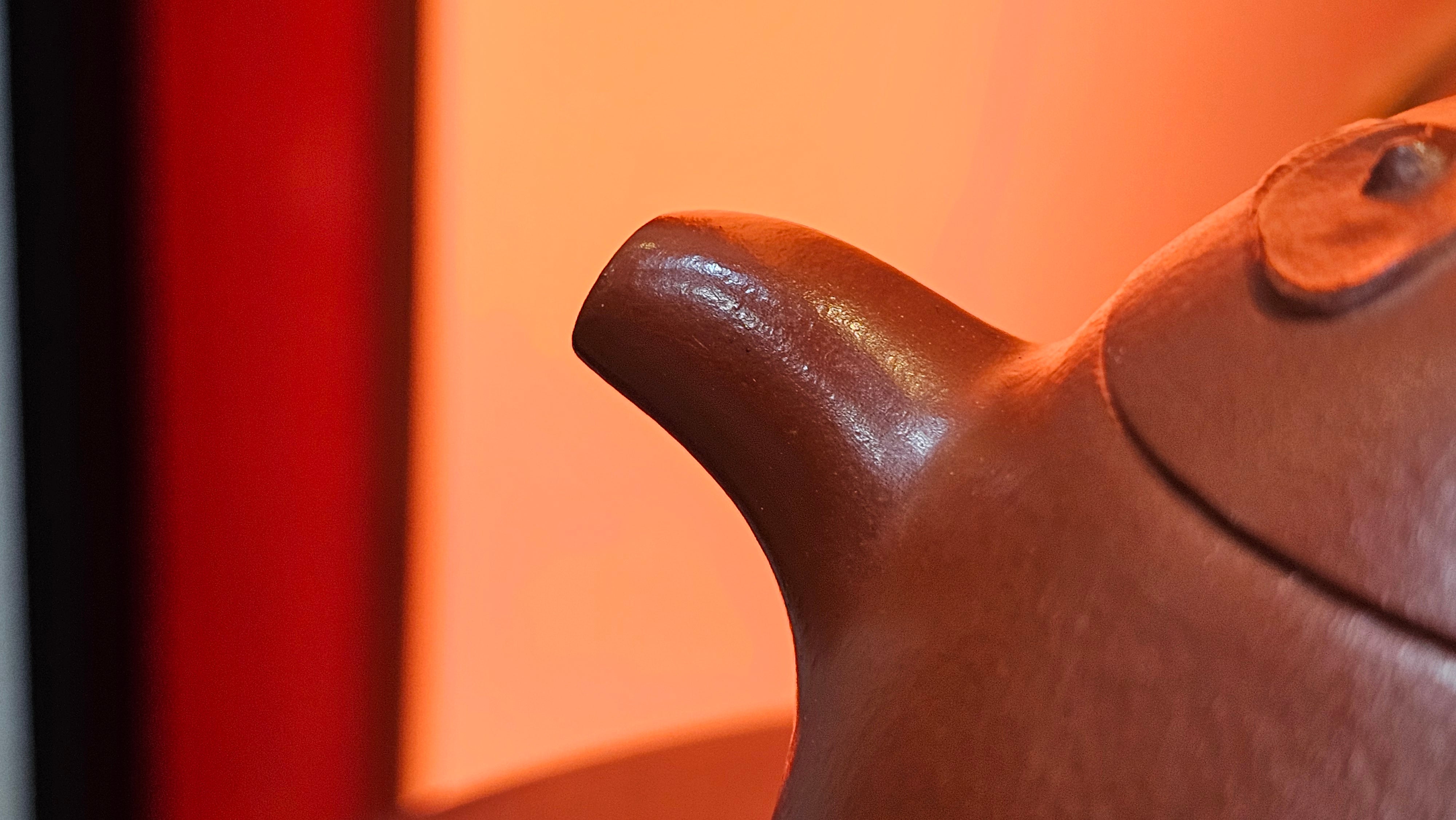 Qin Quan 秦权, with Oriental Clouds Embellishments 云朵贴花工艺, 194.1ml, Xiao Mei Yao Zhu Ni 小煤窑朱泥, by Craftsman Chen Yue Fei 陈跃飞 ~ Congratulations to Mr G.S.! 1226hrs 20th Oct 2025, Manhattan Beach, CA!