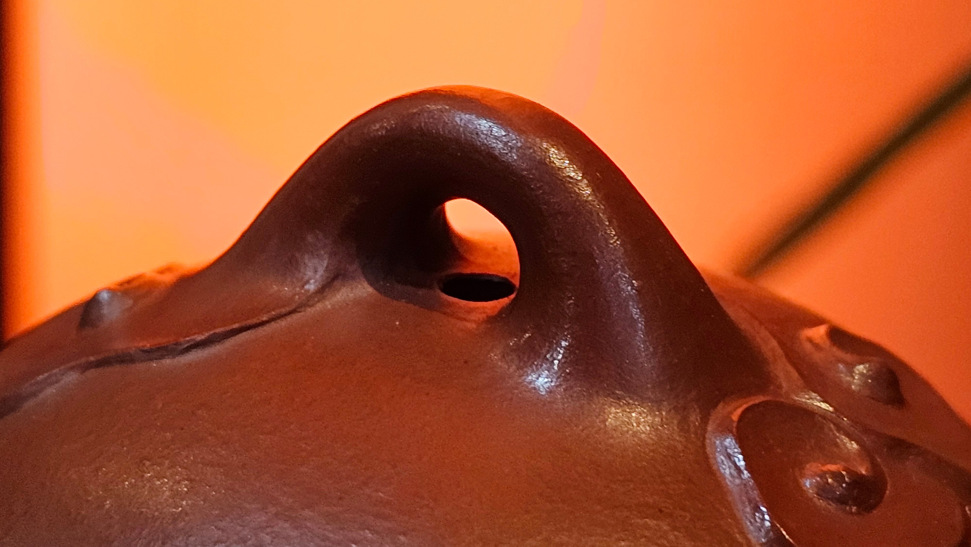 Qin Quan 秦权, with Oriental Clouds Embellishments 云朵贴花工艺, 194.1ml, Xiao Mei Yao Zhu Ni 小煤窑朱泥, by Craftsman Chen Yue Fei 陈跃飞 ~ Congratulations to Mr G.S.! 1226hrs 20th Oct 2025, Manhattan Beach, CA!