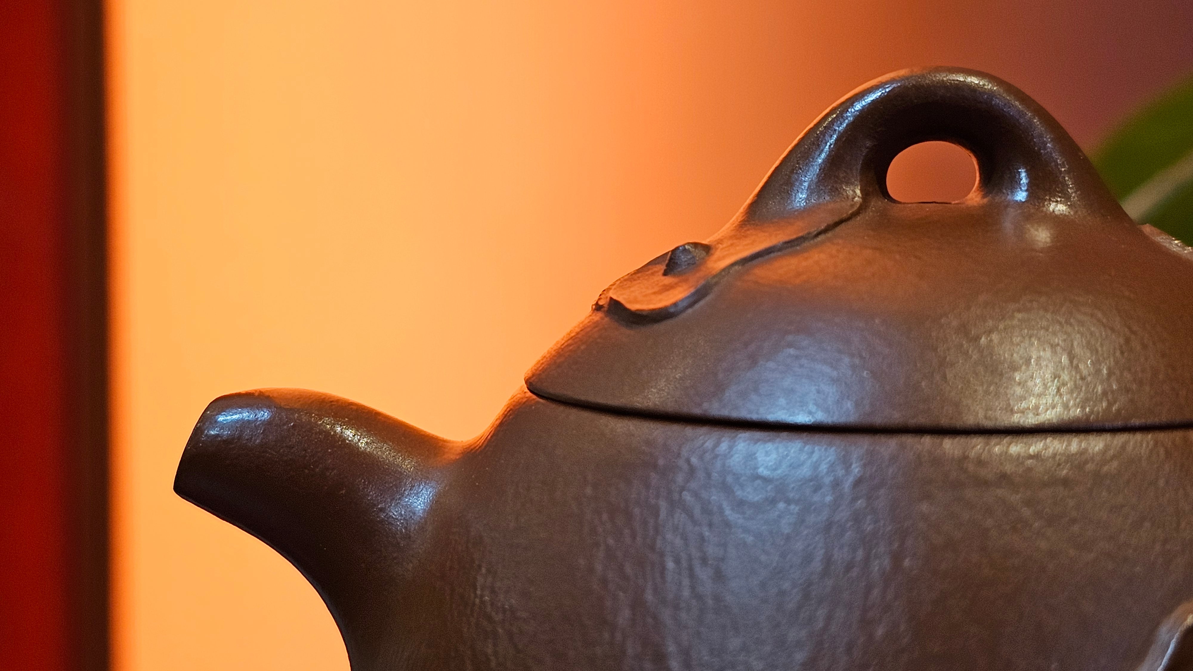 Qin Quan 秦权, with Oriental Clouds Embellishments 云朵贴花工艺, 194.1ml, Xiao Mei Yao Zhu Ni 小煤窑朱泥, by Craftsman Chen Yue Fei 陈跃飞 ~ Congratulations to Mr G.S.! 1226hrs 20th Oct 2025, Manhattan Beach, CA!